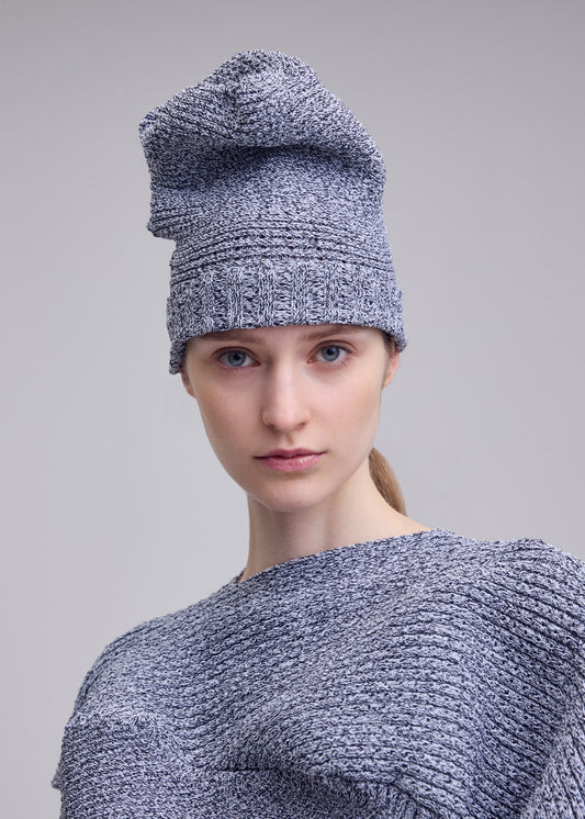 FOUND STONE BEANIE、ウィメンズ_ニット、着用画像1