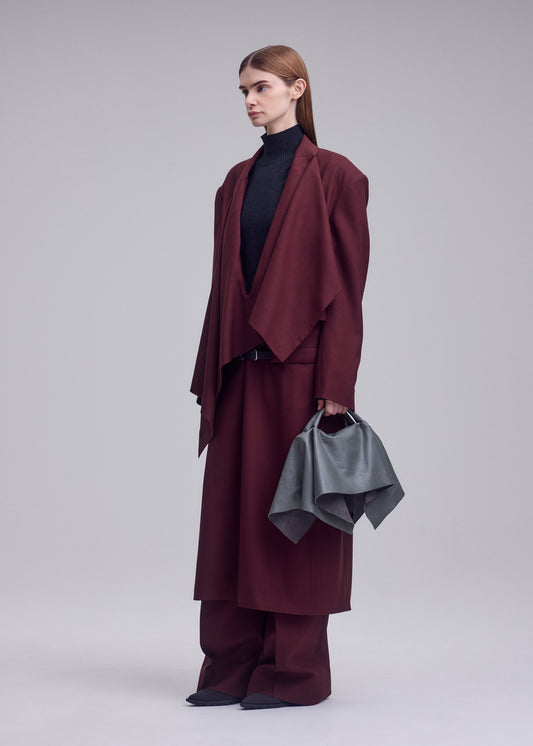 SQUARE BAG(LEATHER)、バッグ&財布_ハンドバッグ、着用画像1