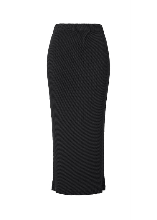 RHOMBUS PLEATS、ウィメンズ_スカート、ブラック