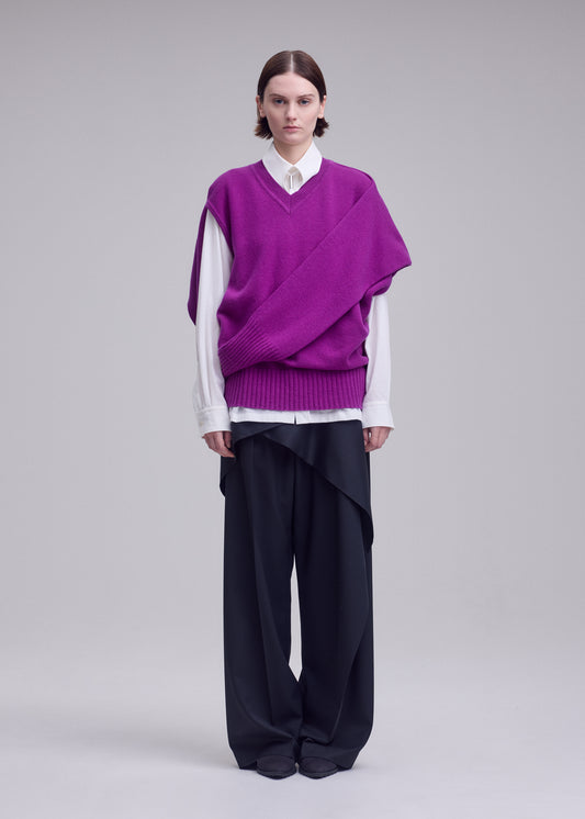 O KNIT、ウィメンズ_トップス_ベスト、着用画像1