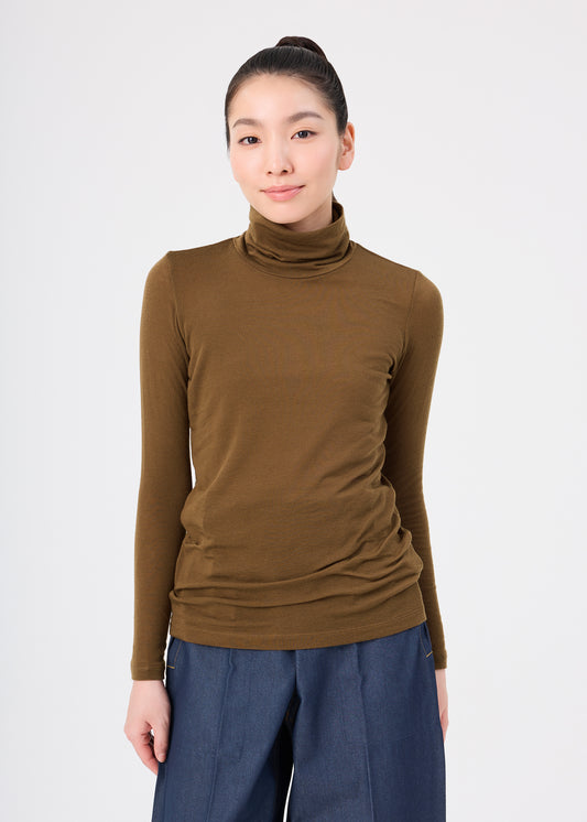 WOOL MIX JERSEY、ウィメンズ_トップス_トップ、着用画像1