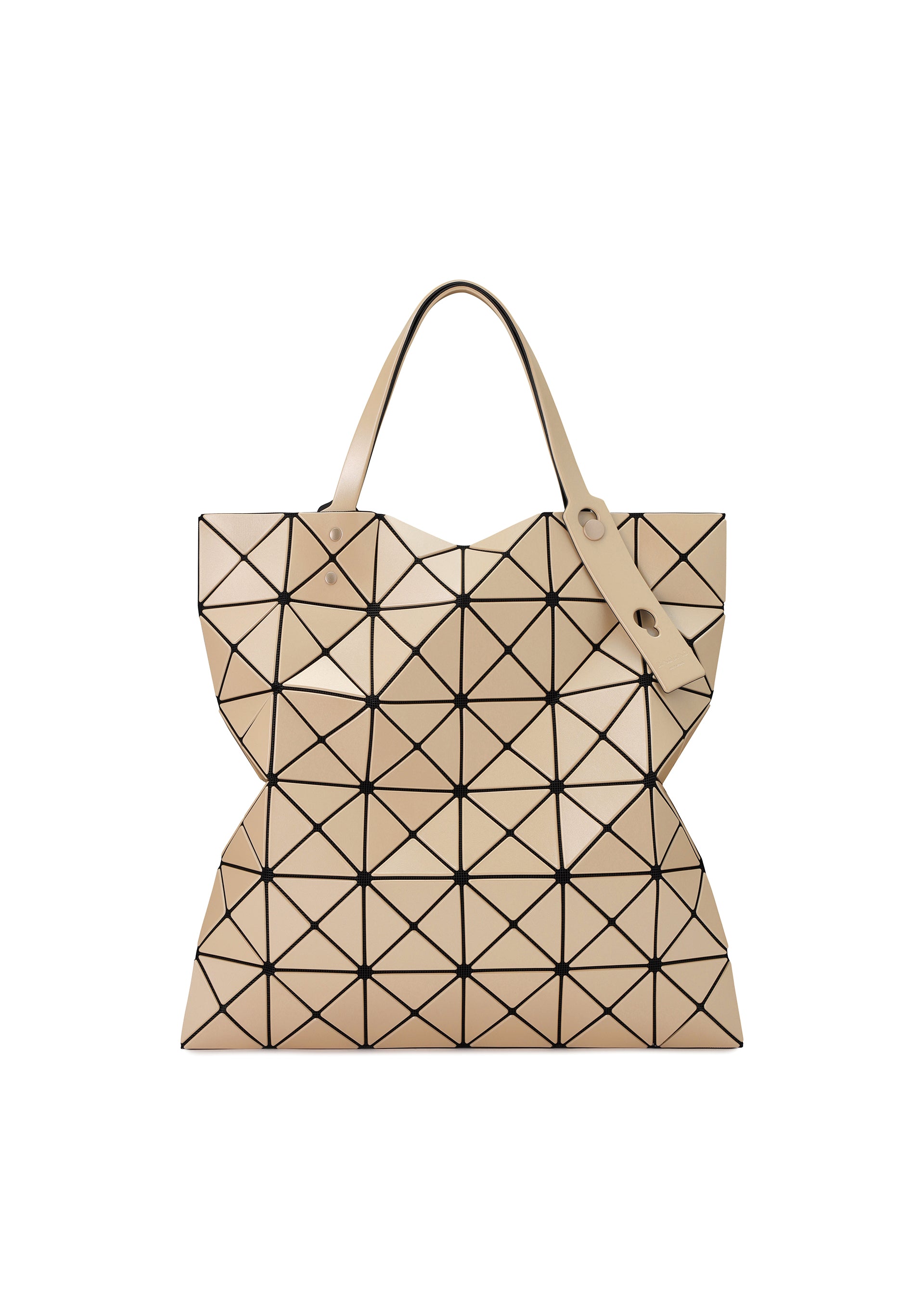 LUCENT METALLIC、バッグ&財布_トートバッグ、ベージュ