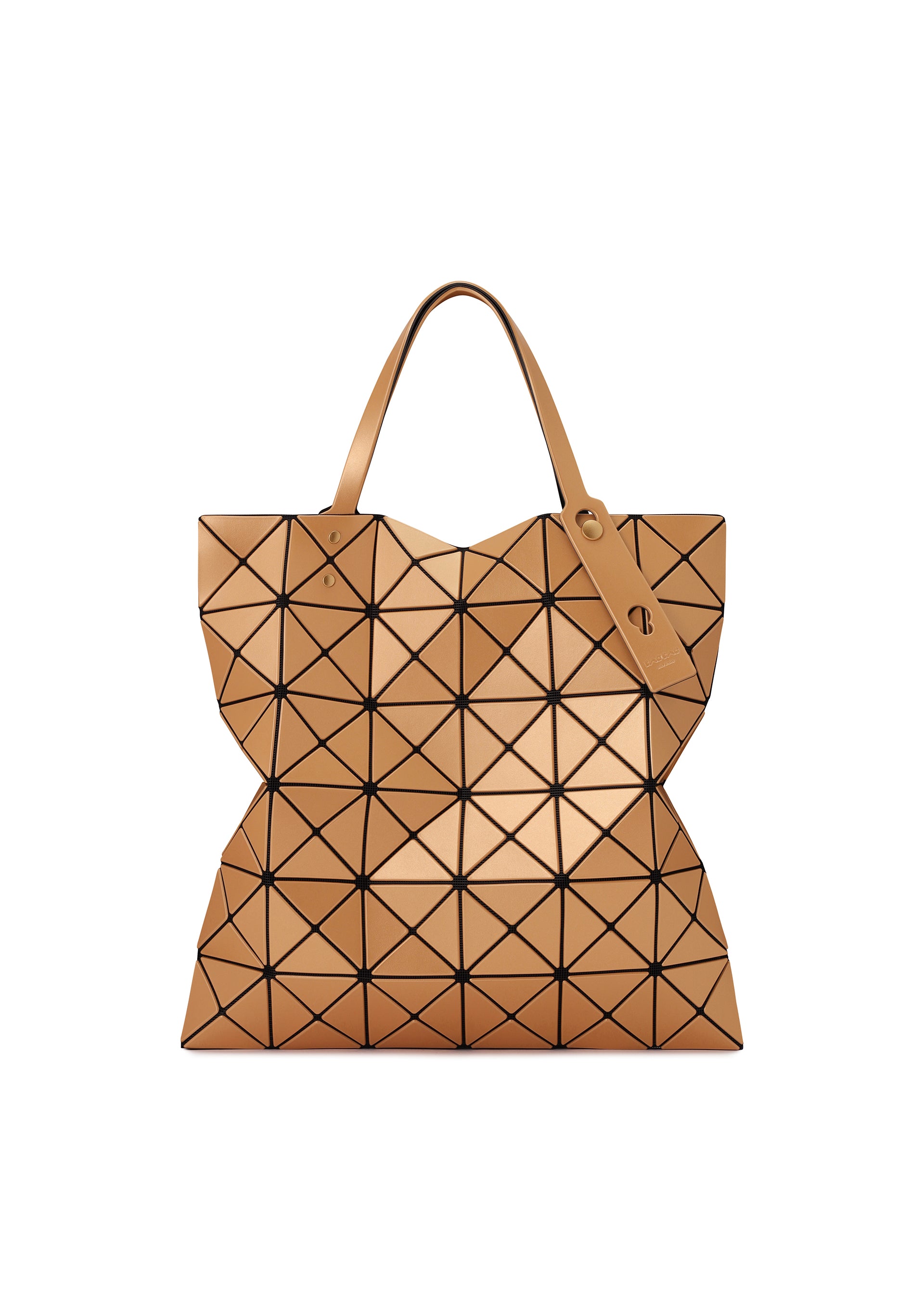 LUCENT METALLIC、バッグ&財布_トートバッグ、ベージュ