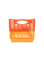 MOKKO BI-COLOR、バッグ&財布_トートバッグ、オレンジ