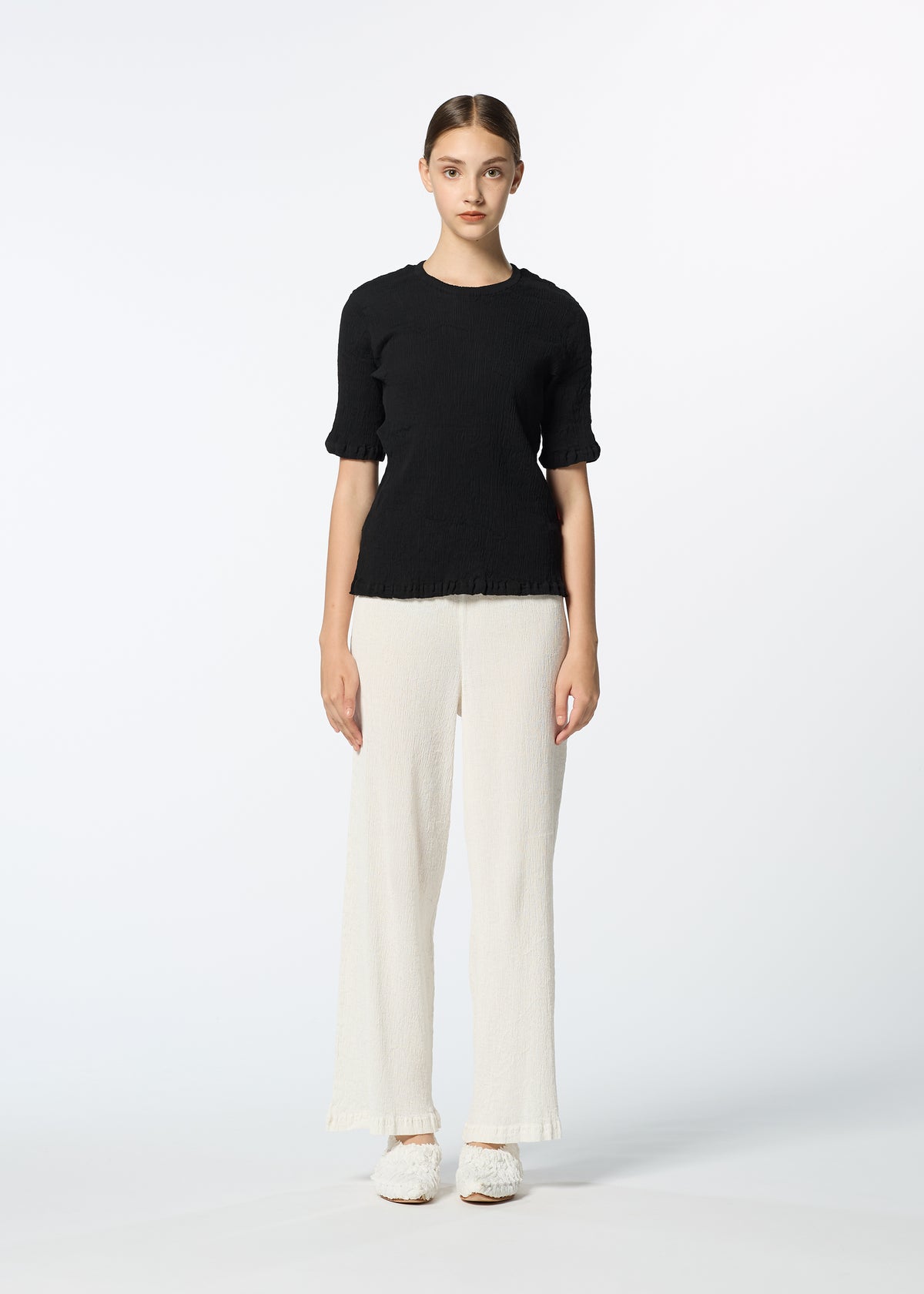 KYO CHIJIMI BASIC、ウィメンズ_トップス_トップ、着用画像1