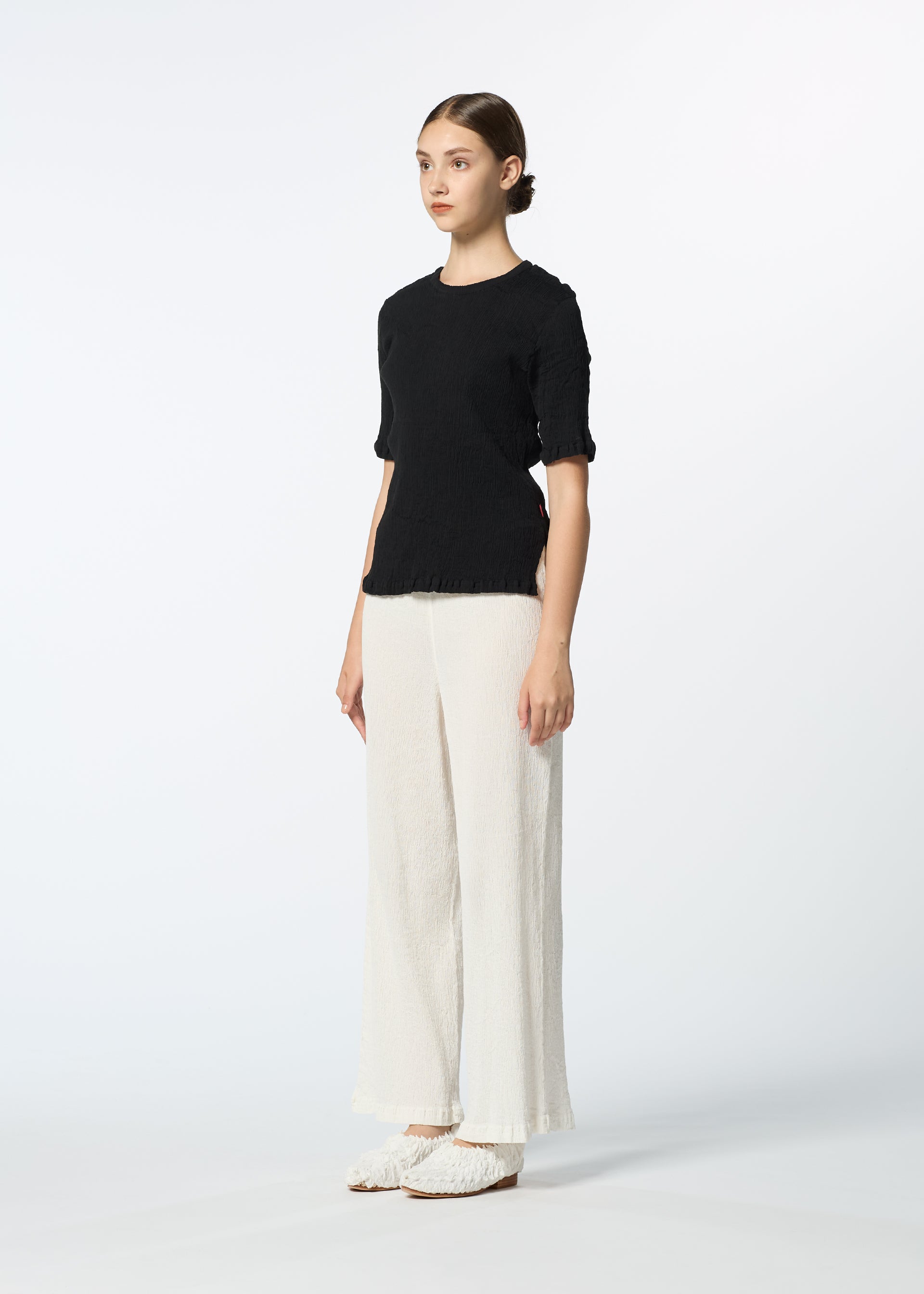 KYO CHIJIMI BASIC、ウィメンズ_トップス_トップ、着用画像2