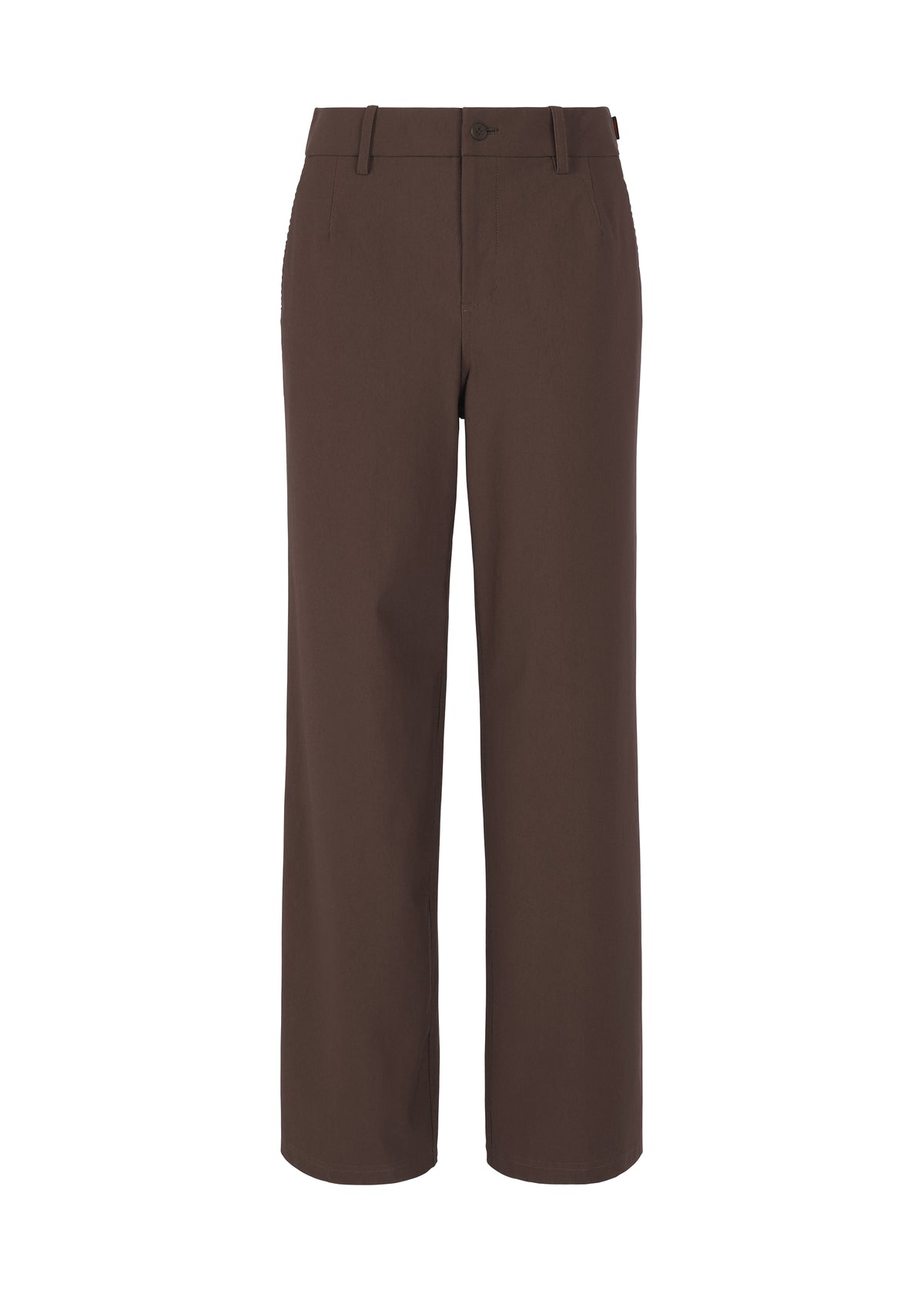NYLON STRETCH BOTTOM、ウィメンズ_パンツ、ブラウン