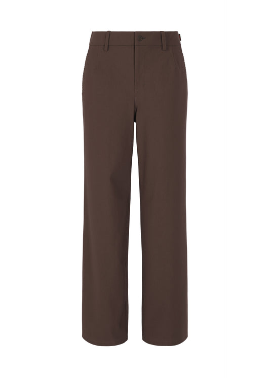 NYLON STRETCH BOTTOM、ウィメンズ_パンツ、ブラウン