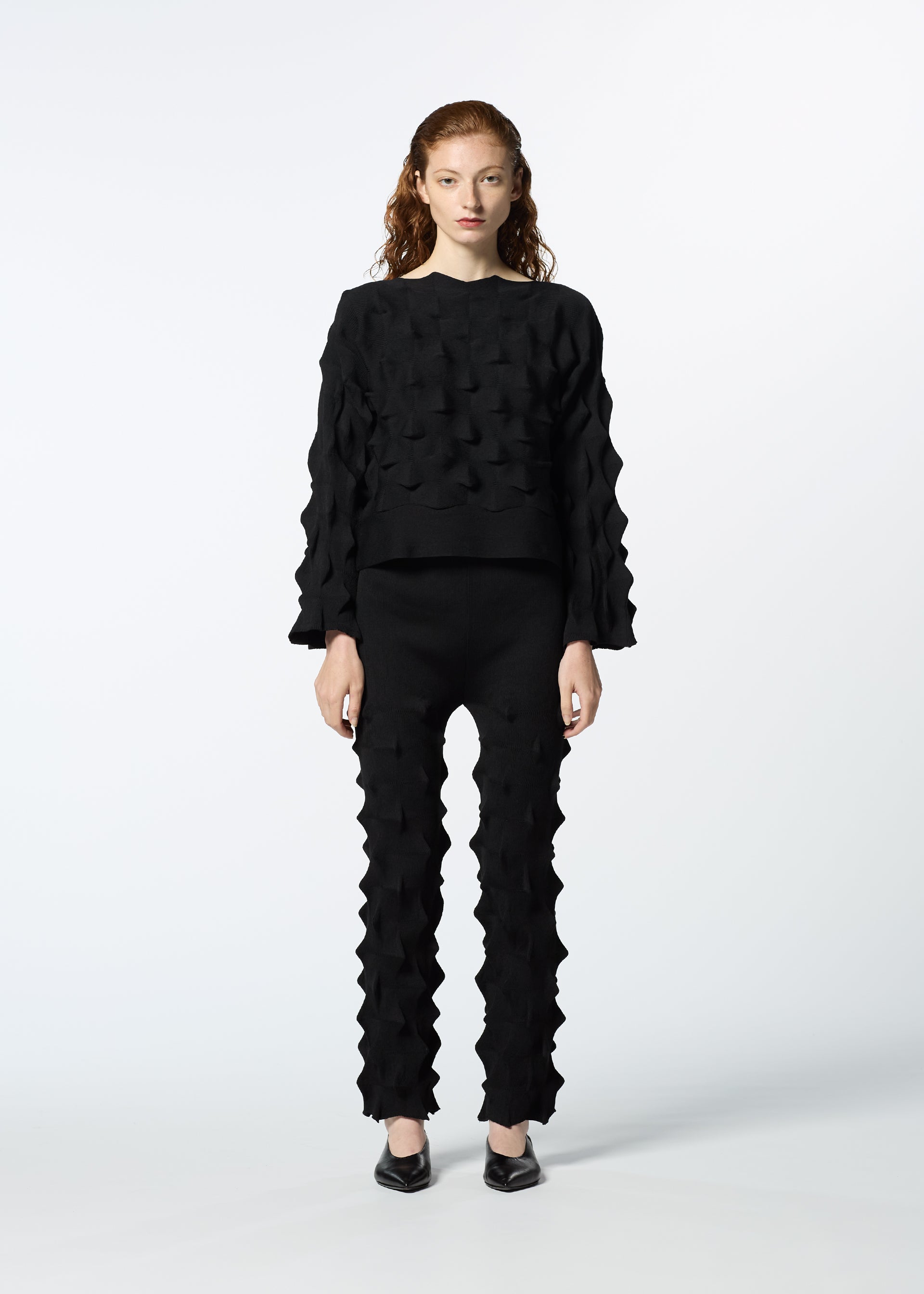 ZIG ZAG KNIT、ウィメンズ_パンツ、着用画像1