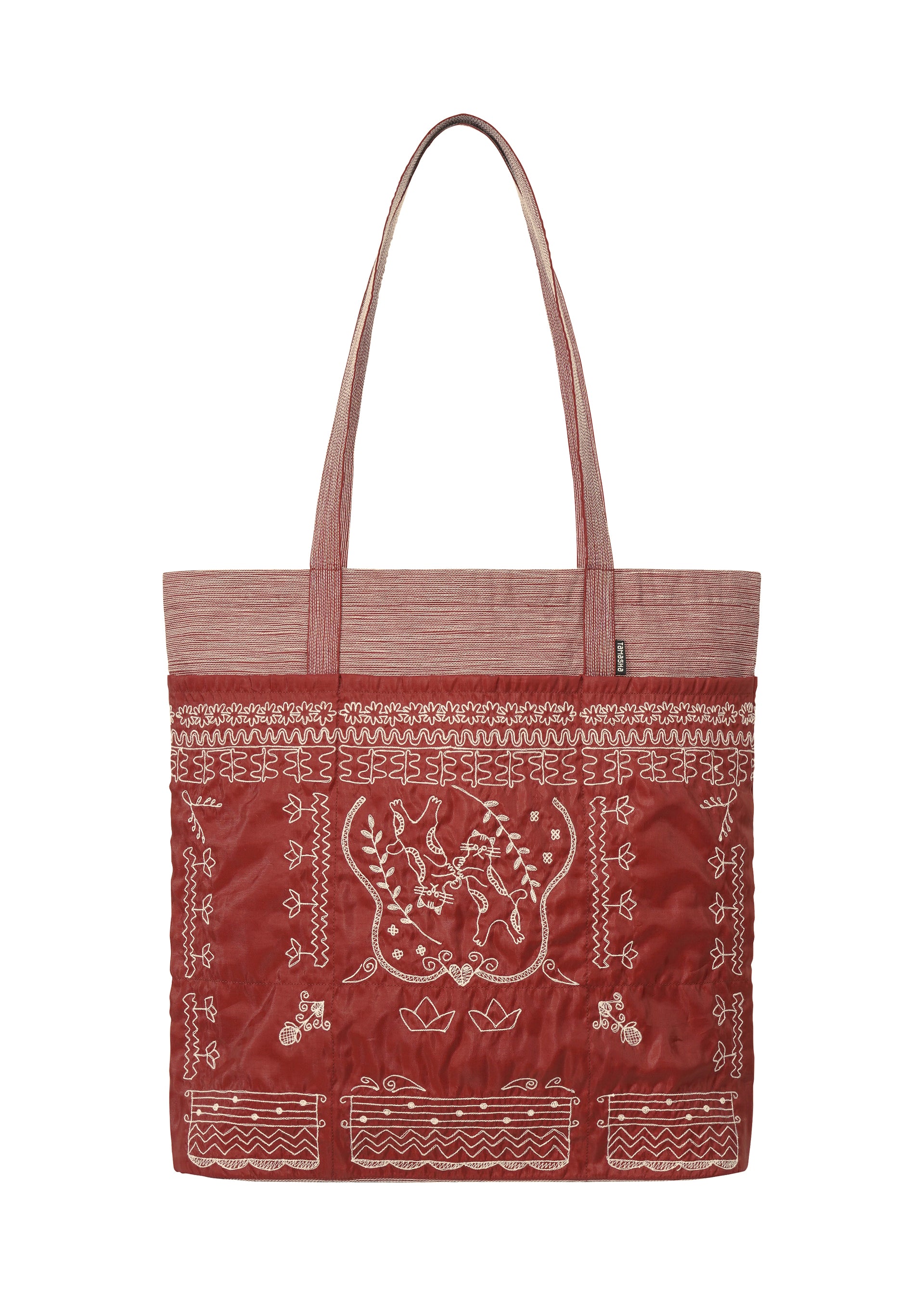 POCKET TOTE、バッグ&財布_トートバッグ、レッド
