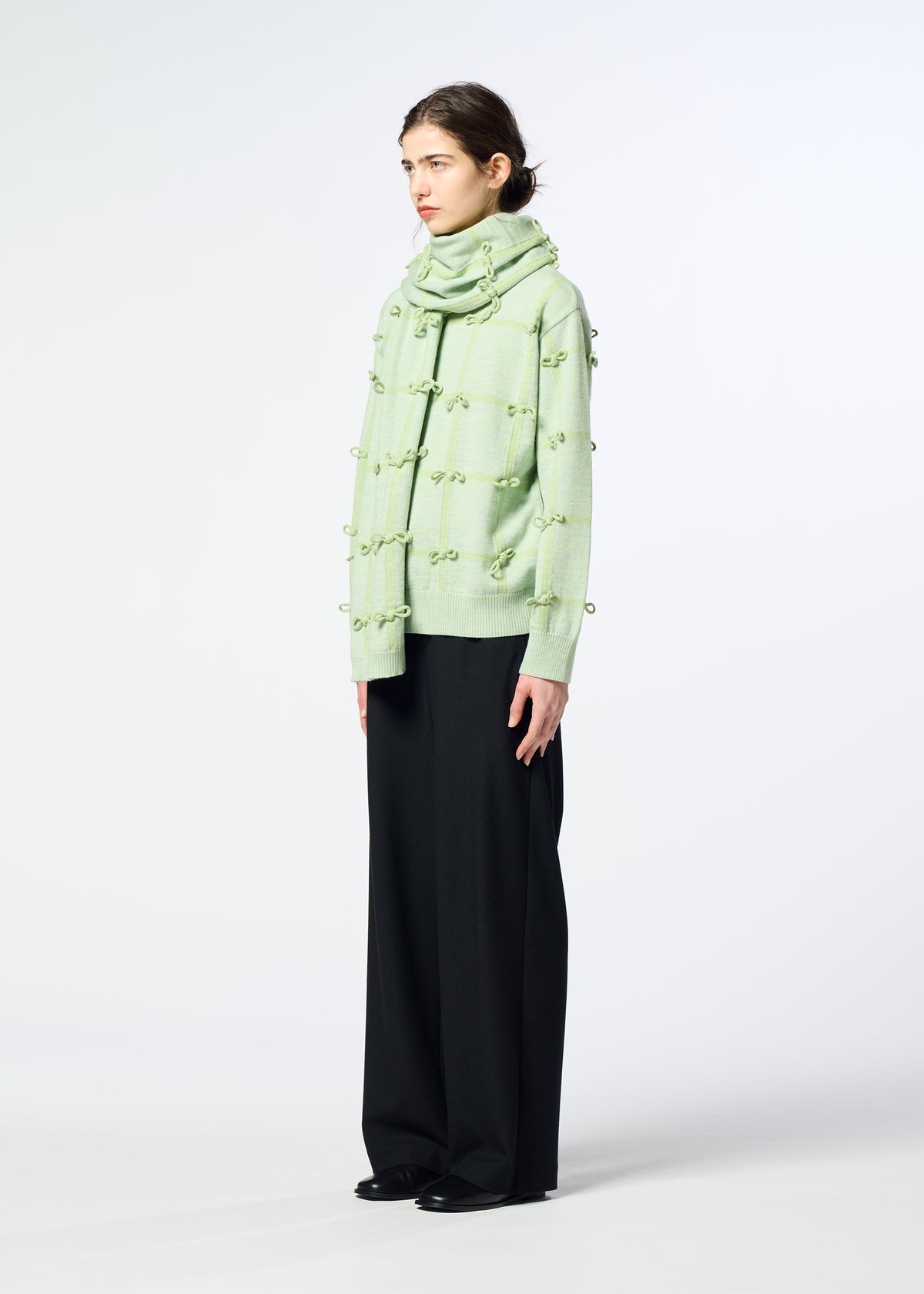 RIBBON KNIT、ウィメンズ_ニット、着用画像2
