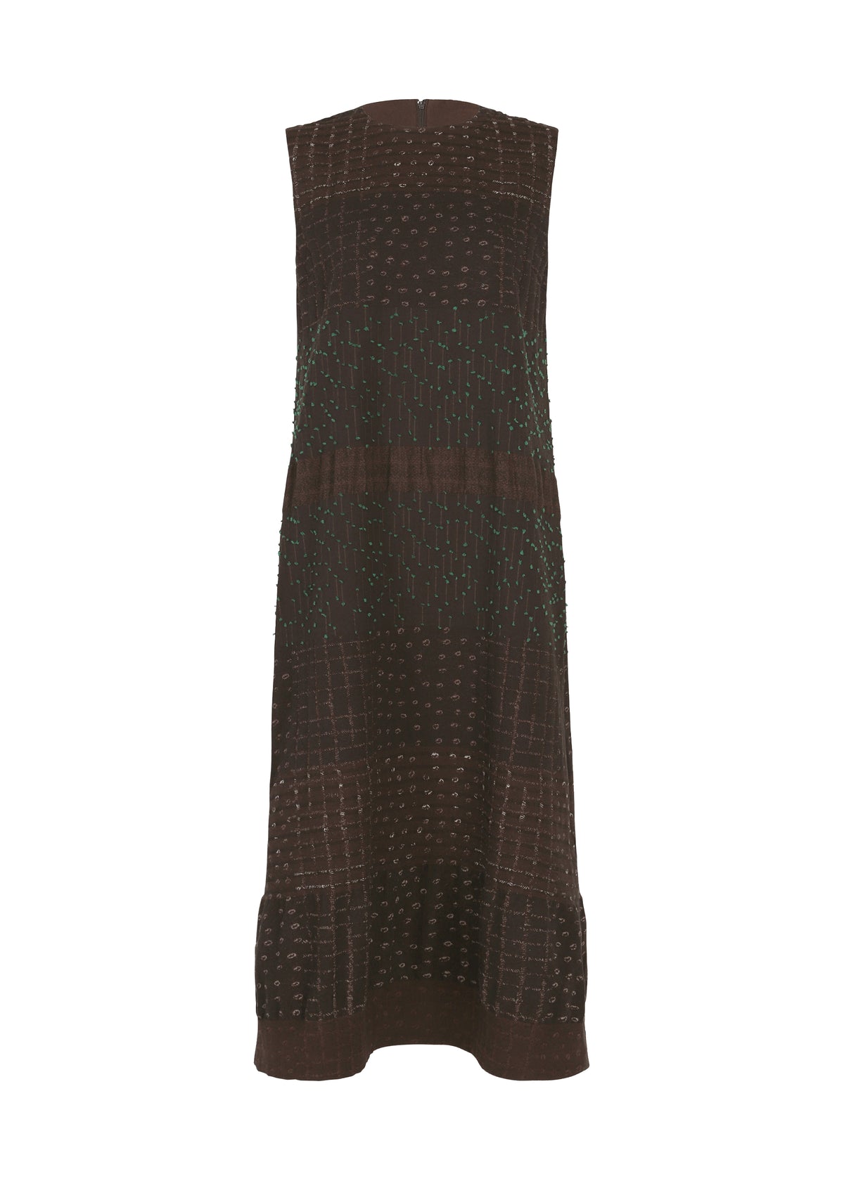 COLLAGE STRETCH Ⅰ、ウィメンズ_ワンピース、ブラウン