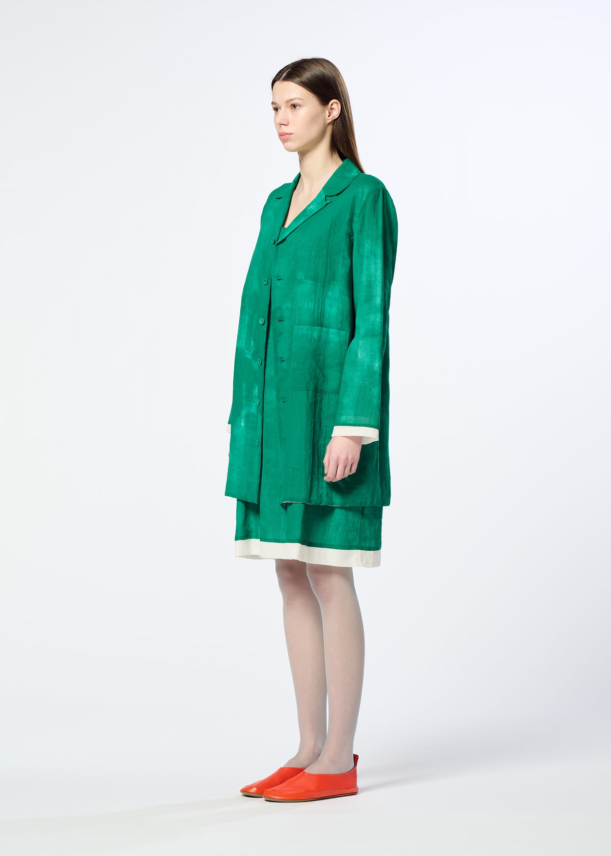 WALL WHITE HEM、ウィメンズ_トップス_トップ、着用画像2
