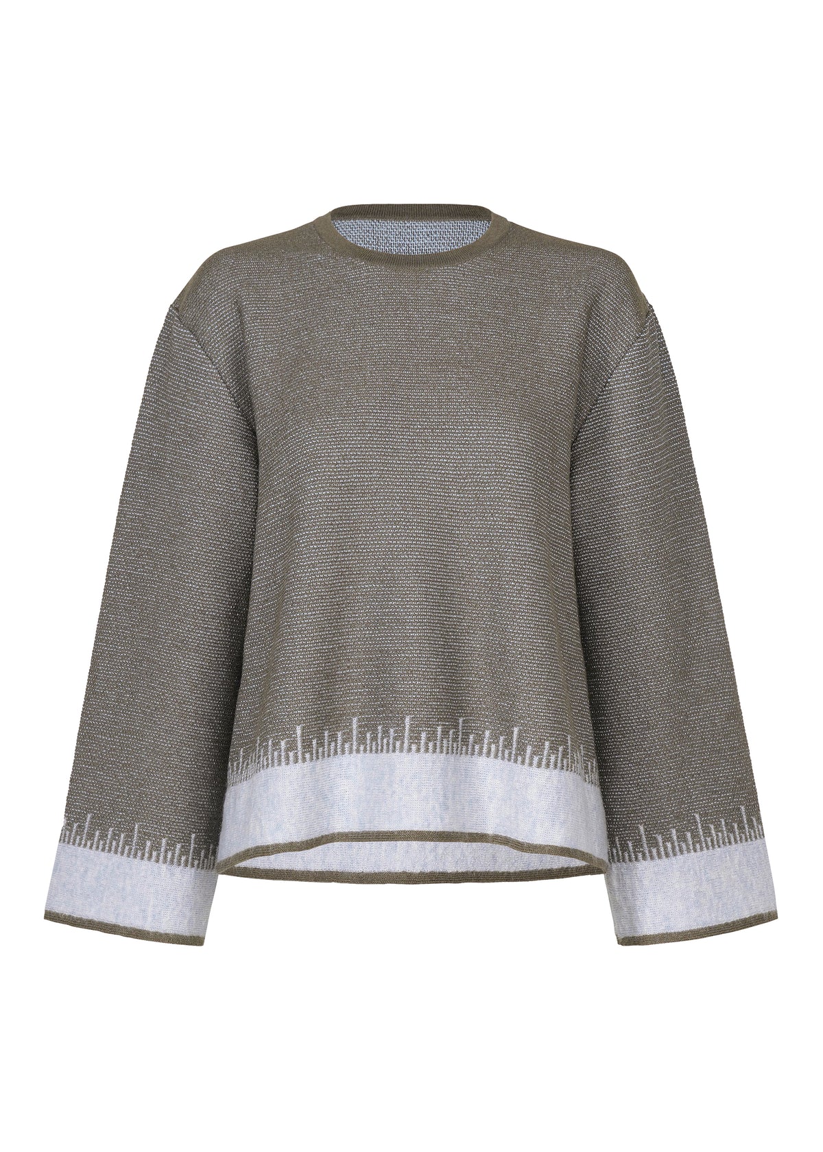 JAGGED HEM、ウィメンズ_トップス_トップ、グレー