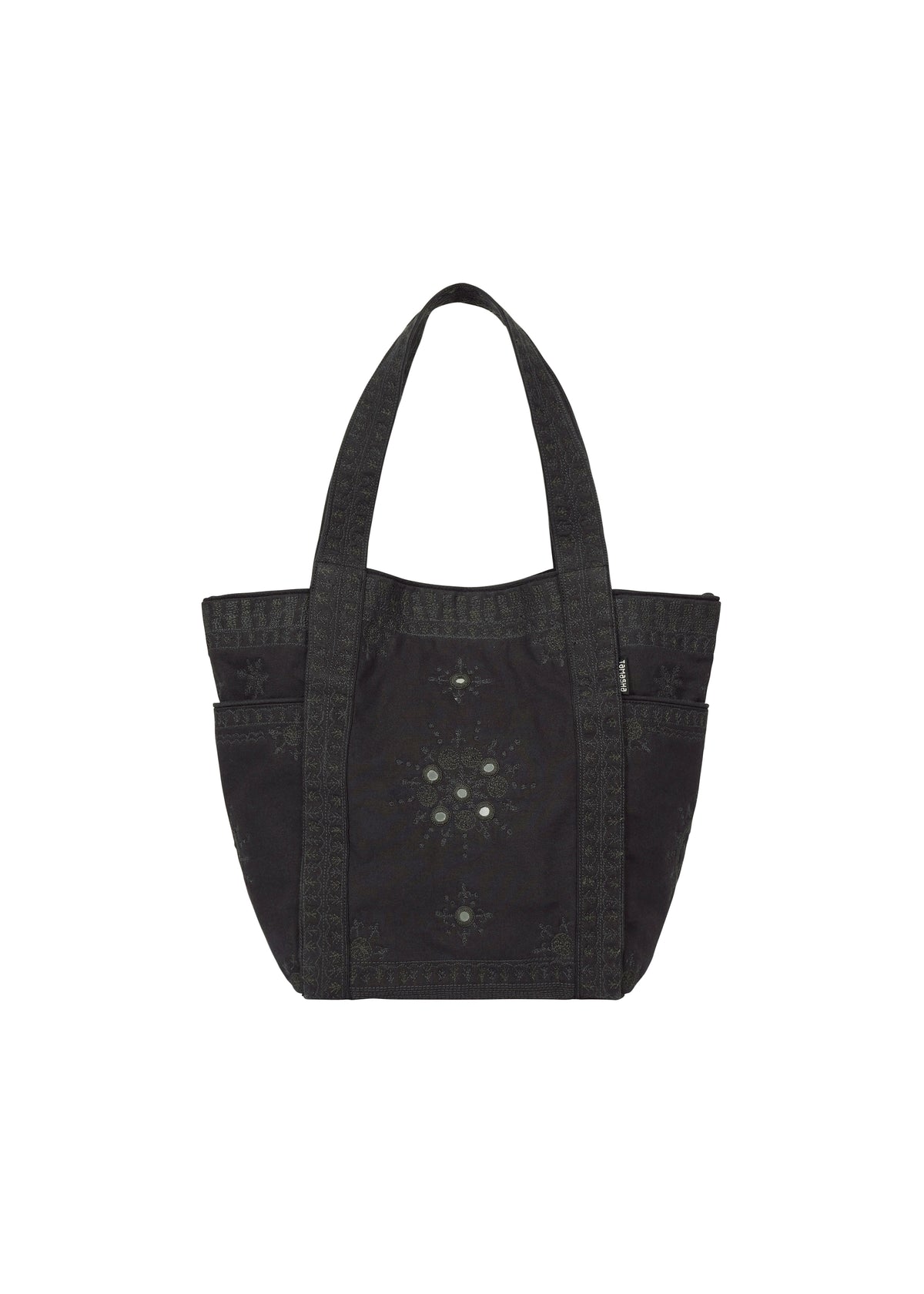 DAZZLE MIRROR BOX、バッグ&財布_トートバッグ、ブラック