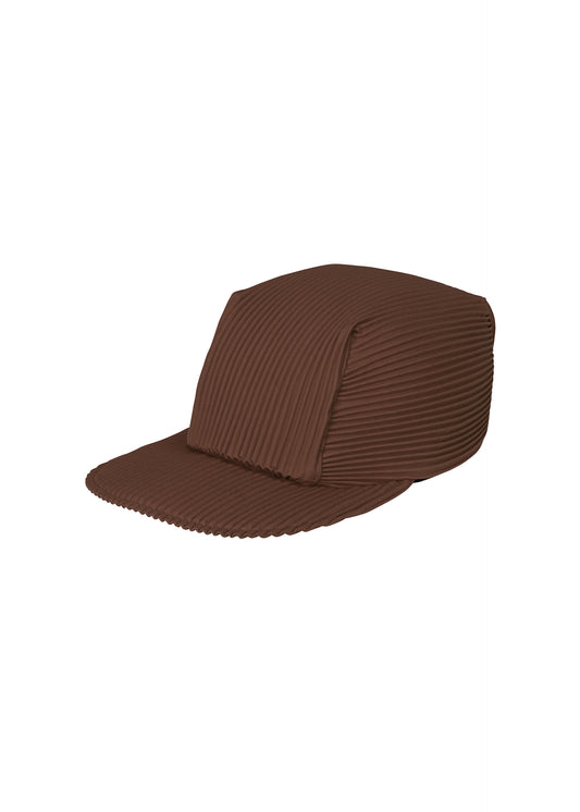 PLEATS CAP、アクセサリー&その他_帽子、ブラウン