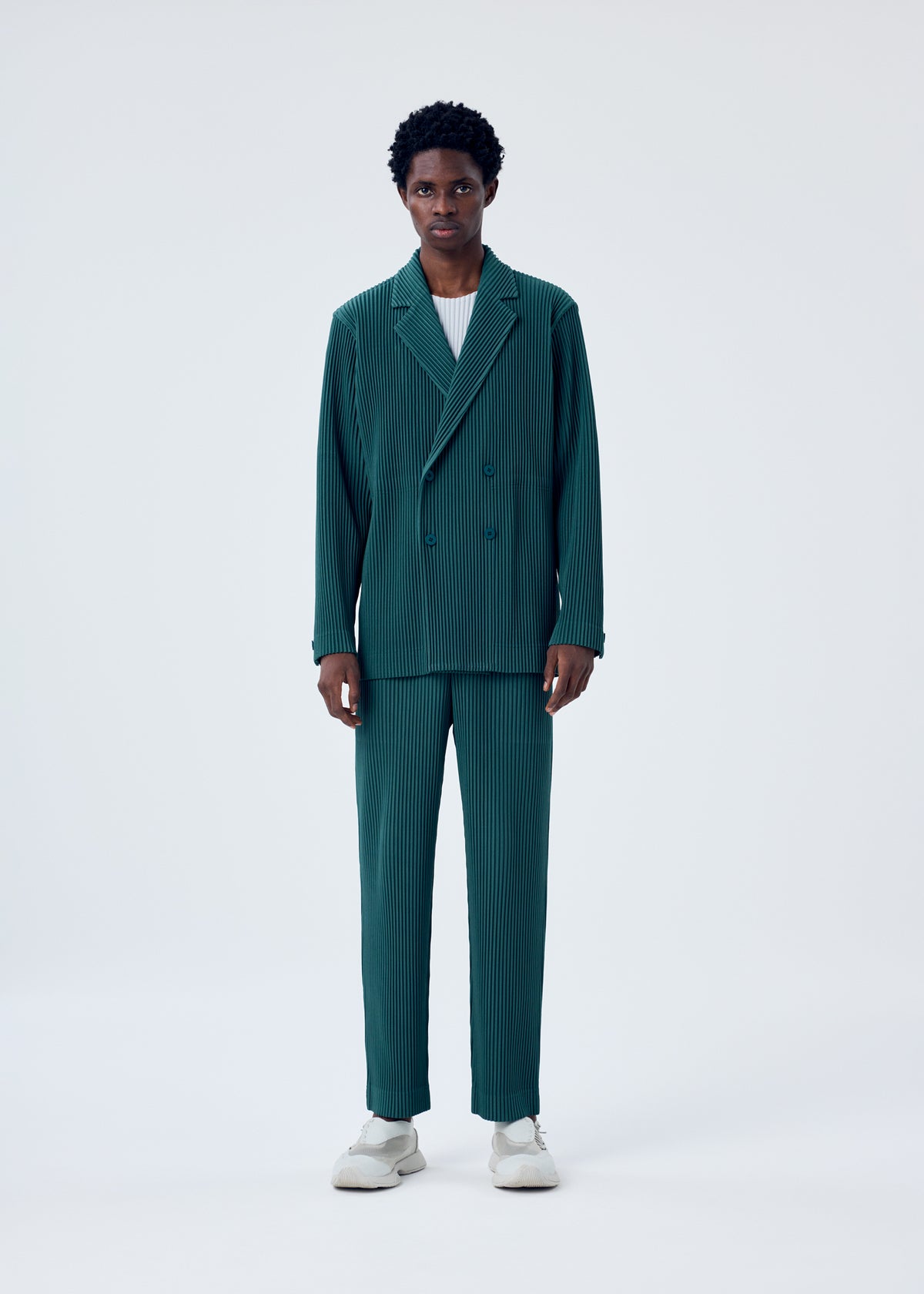 TAILORED PLEATS 1、メンズ_パンツ、着用画像1