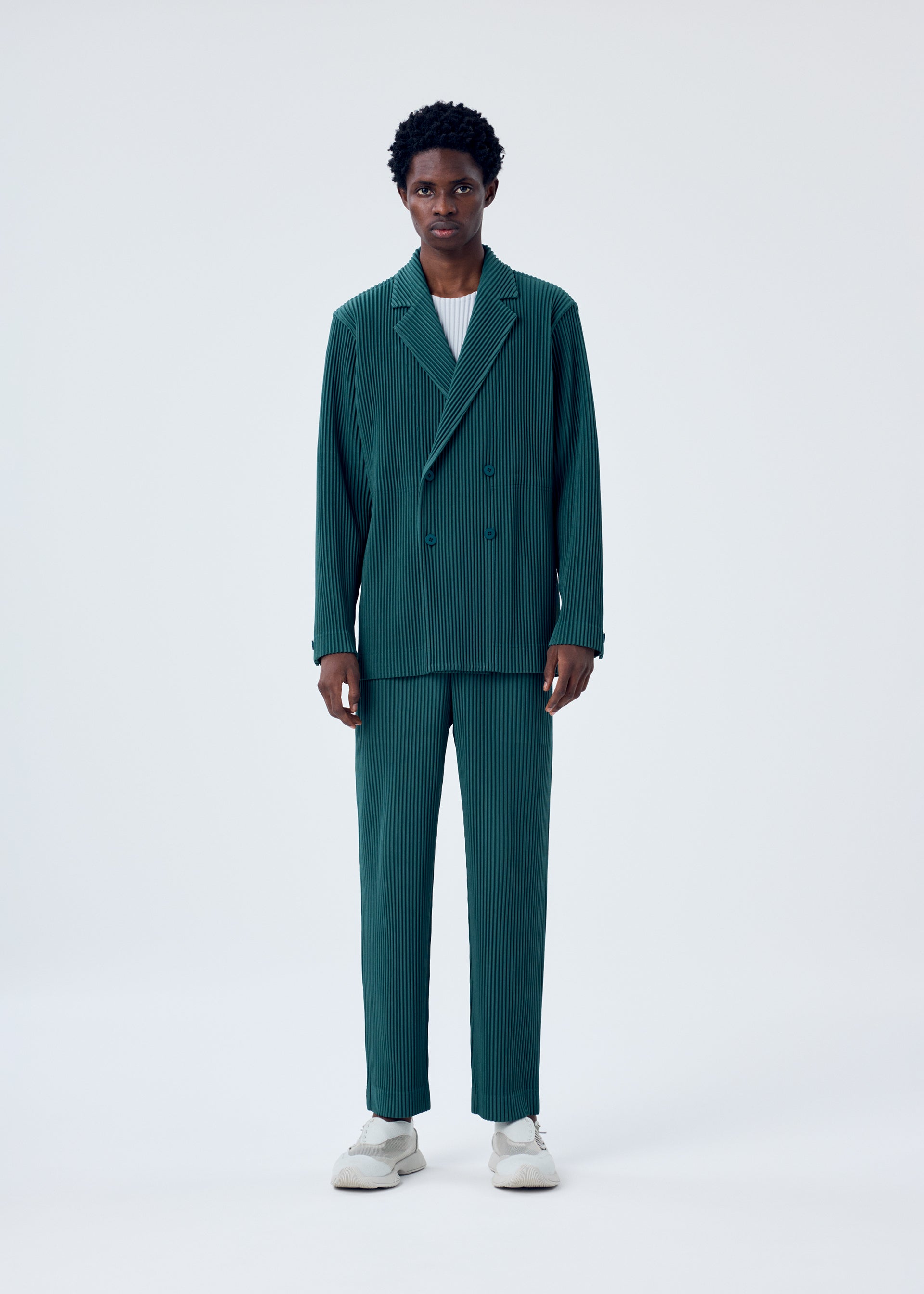 TAILORED PLEATS 1、メンズ_パンツ、着用画像1