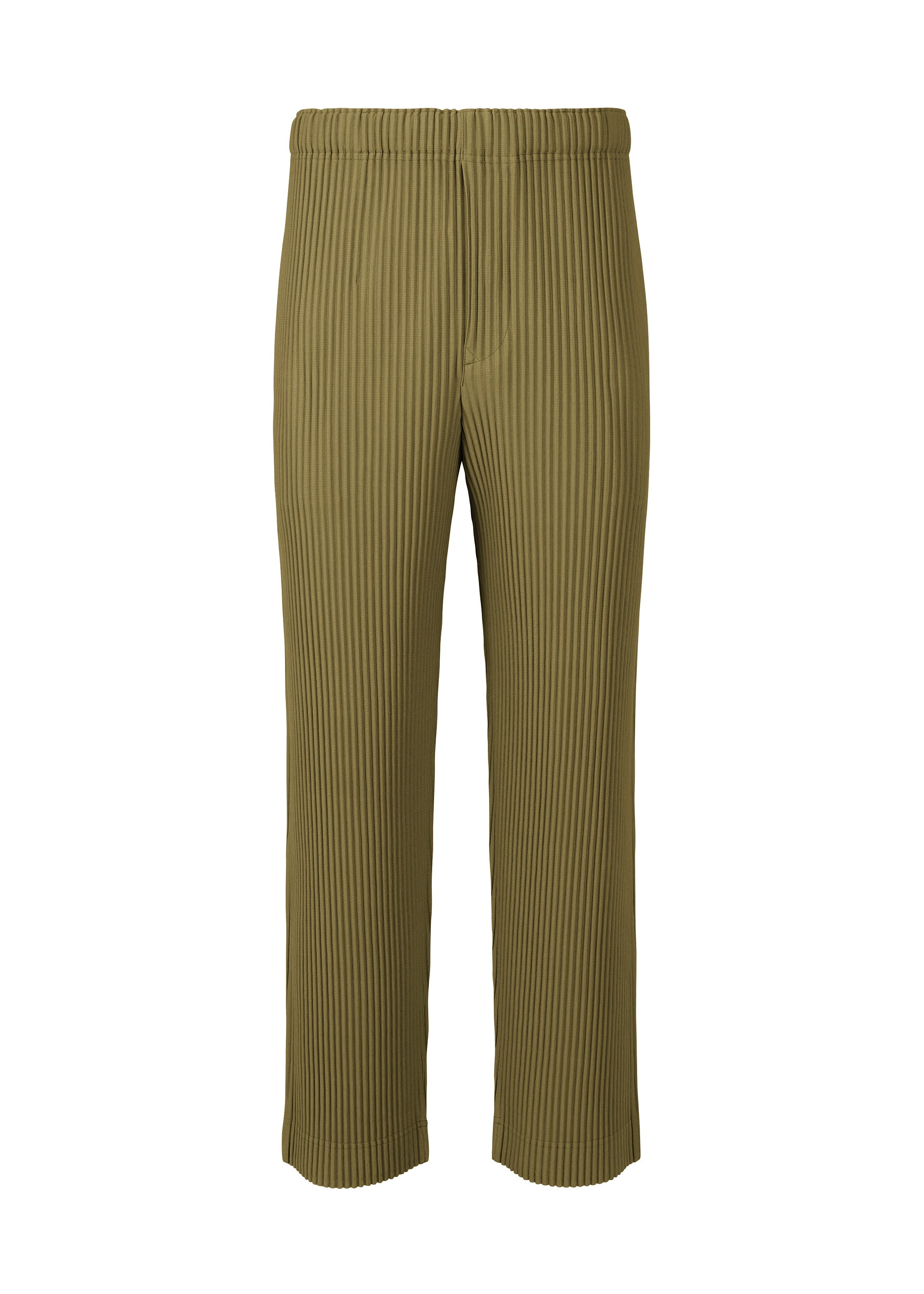 COLOR PLEATS、メンズ_パンツ、カーキ