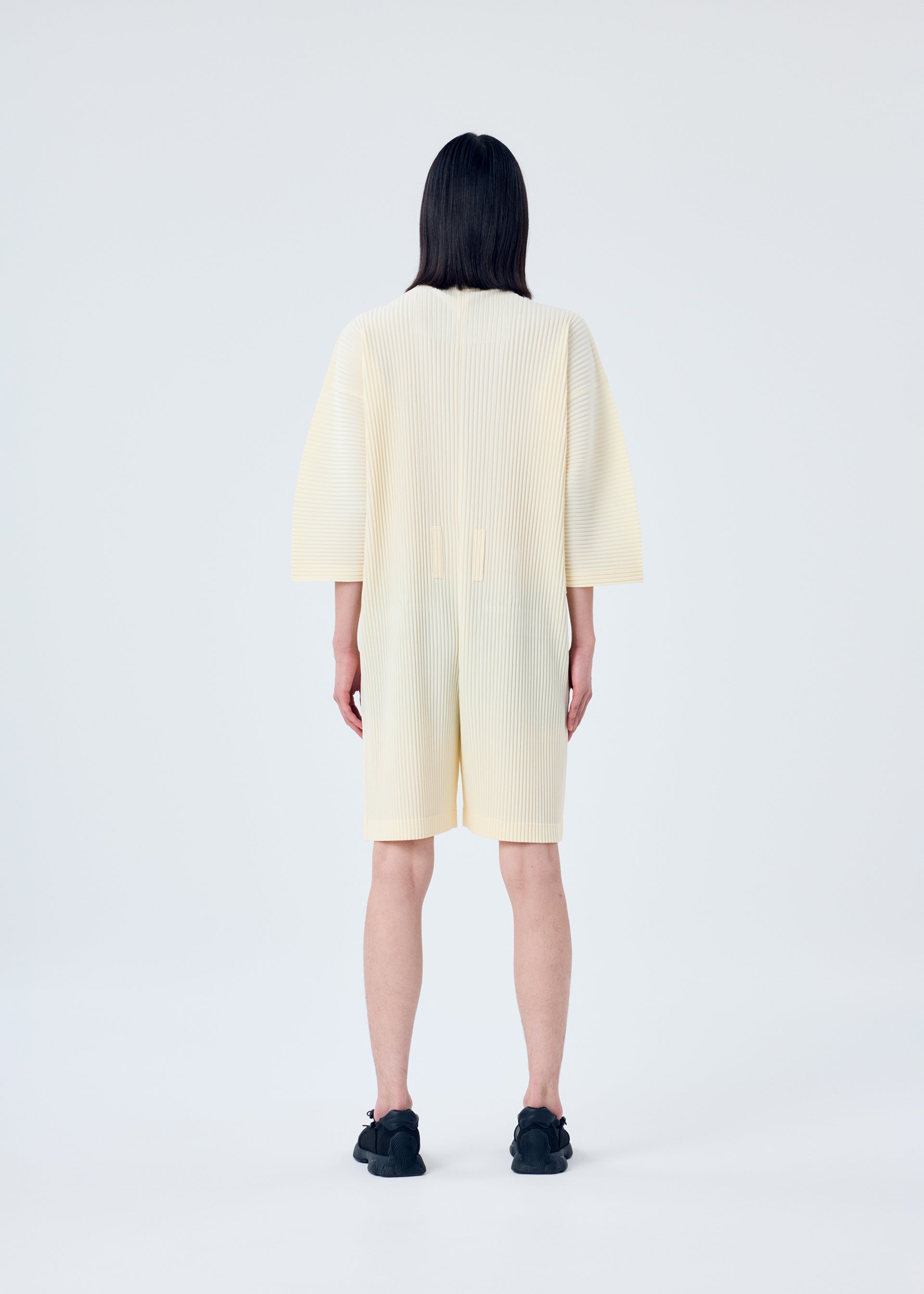 PLEATS BOTTOMS 3、メンズ_ジャンプスーツ、着用画像3