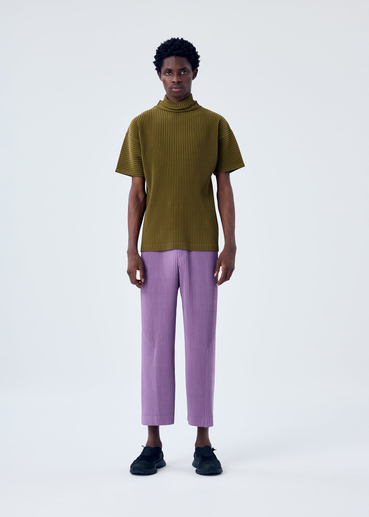 COLOR PLEATS、メンズ_トップス_トップ、着用画像1