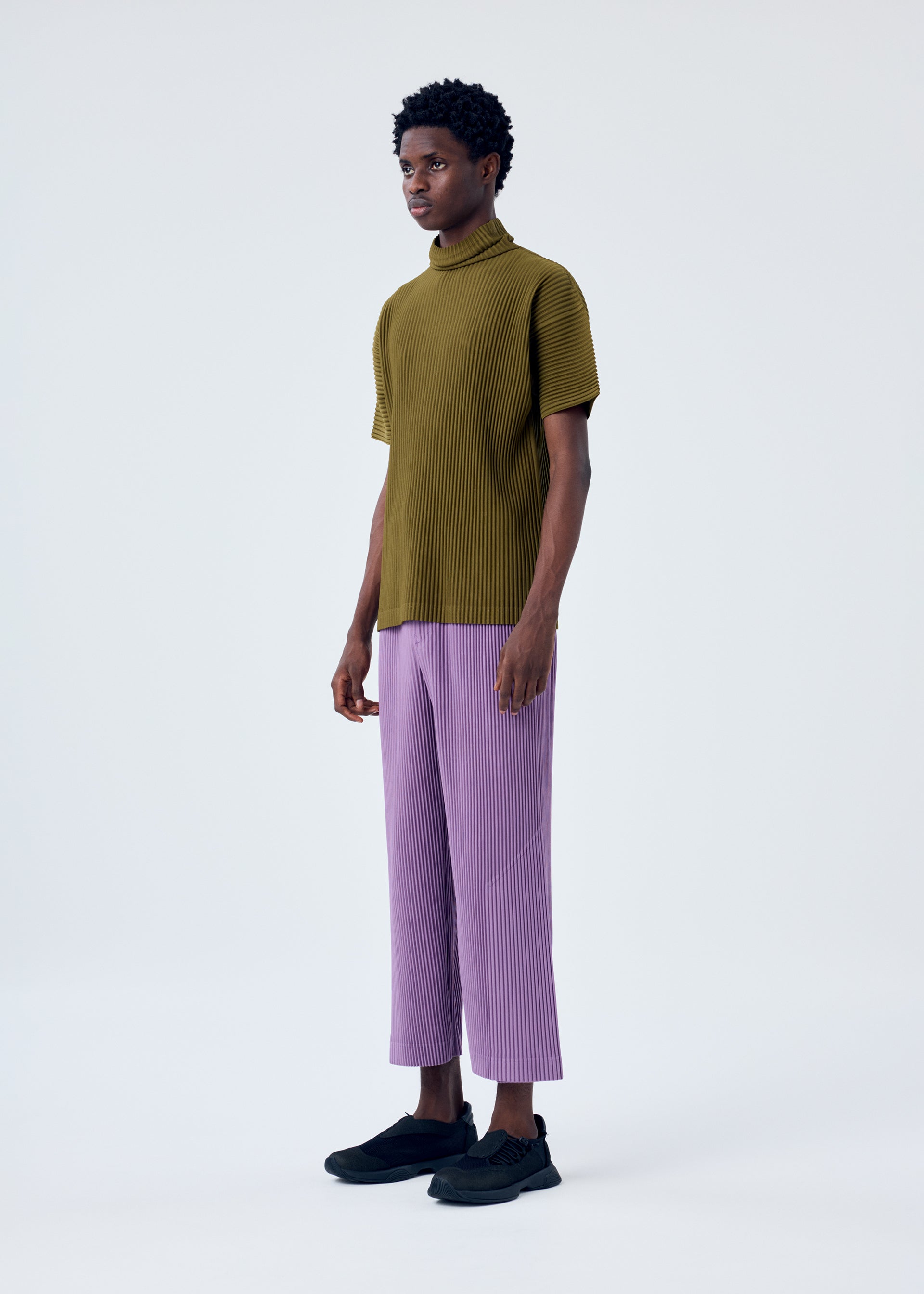 COLOR PLEATS、メンズ_トップス_トップ、着用画像2