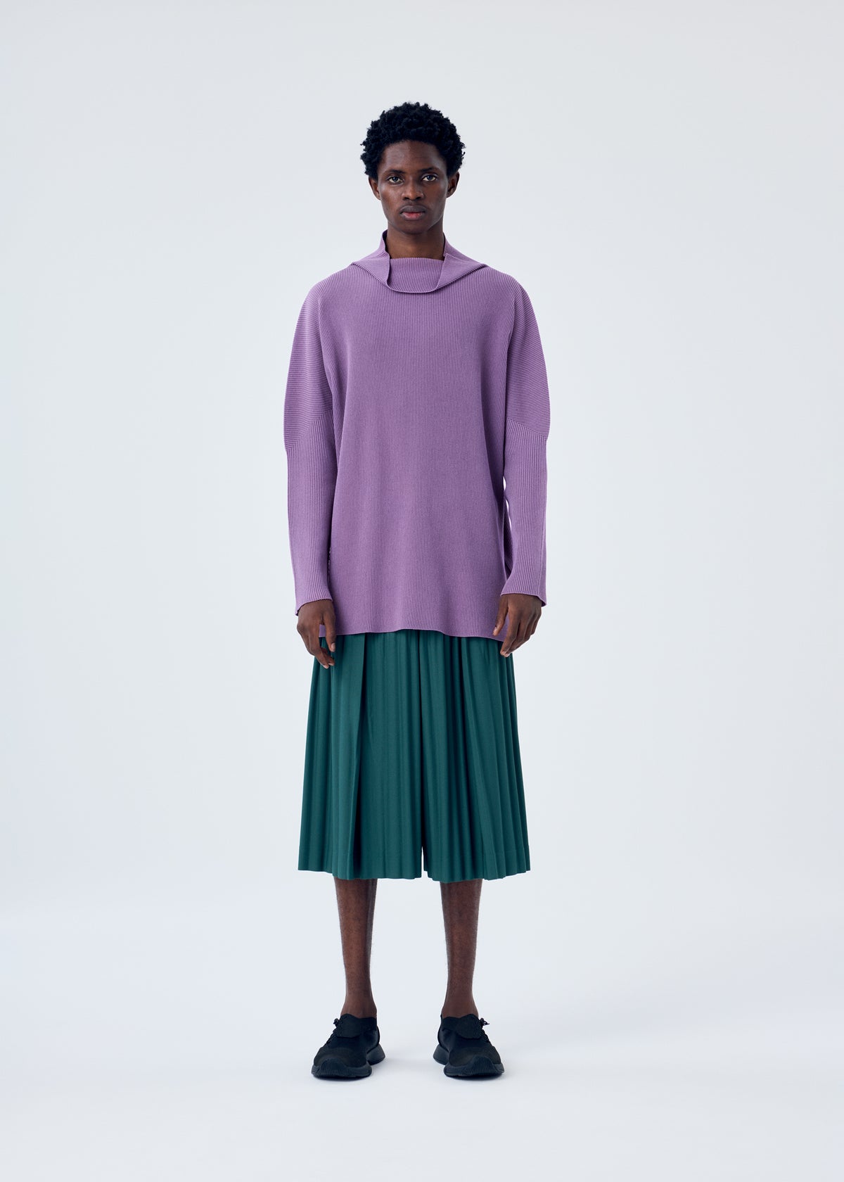 BASIC KNIT、メンズ_ニット、着用画像1