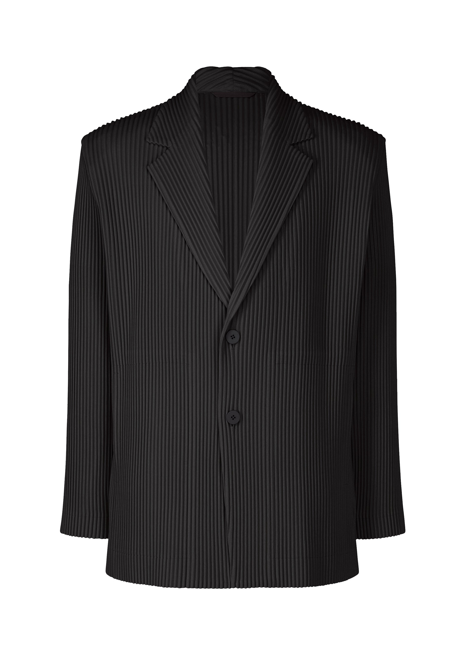 KERSEY PLEATS、メンズ_ジャケット&コート_ジャケット＆ブルゾン、ブラック