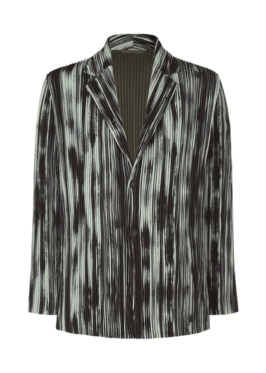 BRUSHSTROKE STRIPE、メンズ_ジャケット&コート_ジャケット＆ブルゾン、ブラック