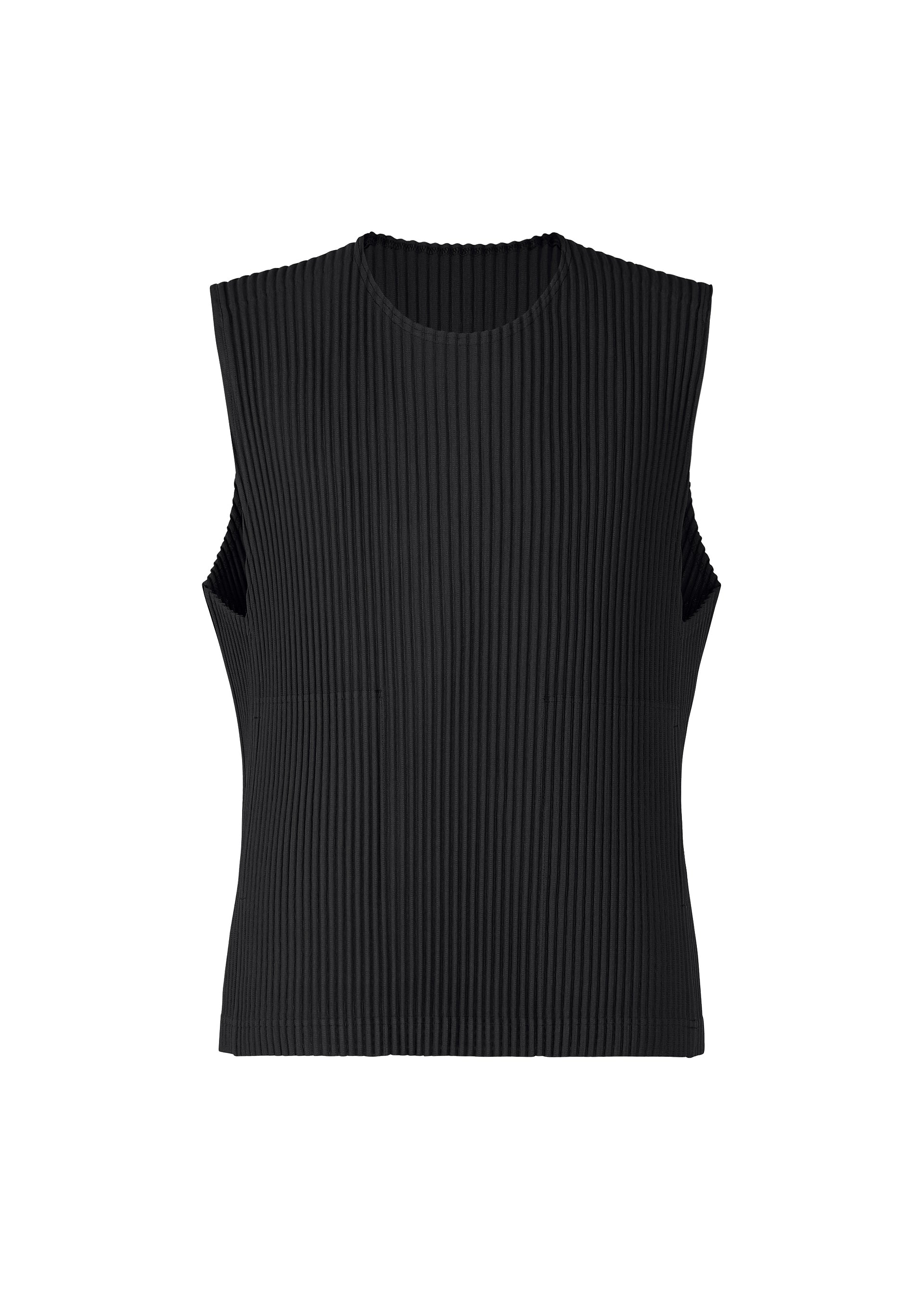 TAILORED PLEATS 2、メンズ_トップス_ベスト、ブラック