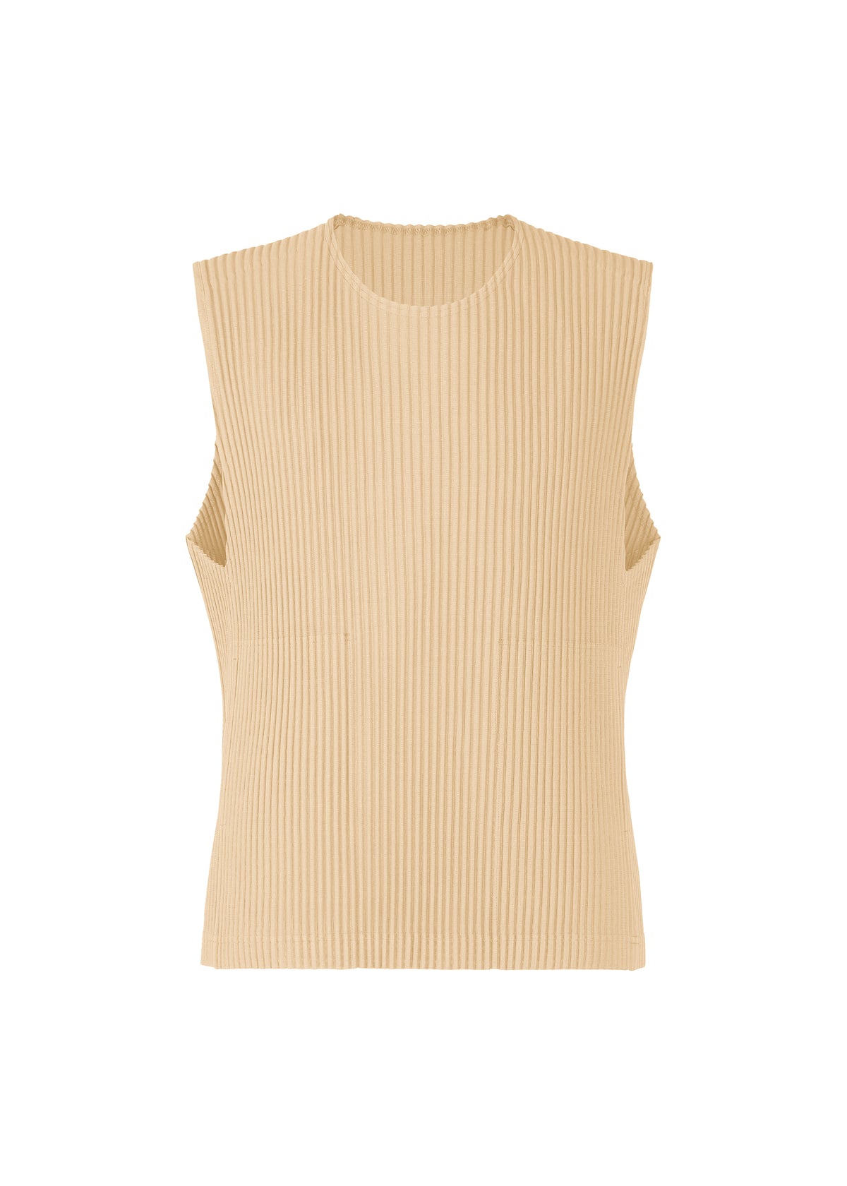 TAILORED PLEATS 2、メンズ_トップス_ベスト、ベージュ
