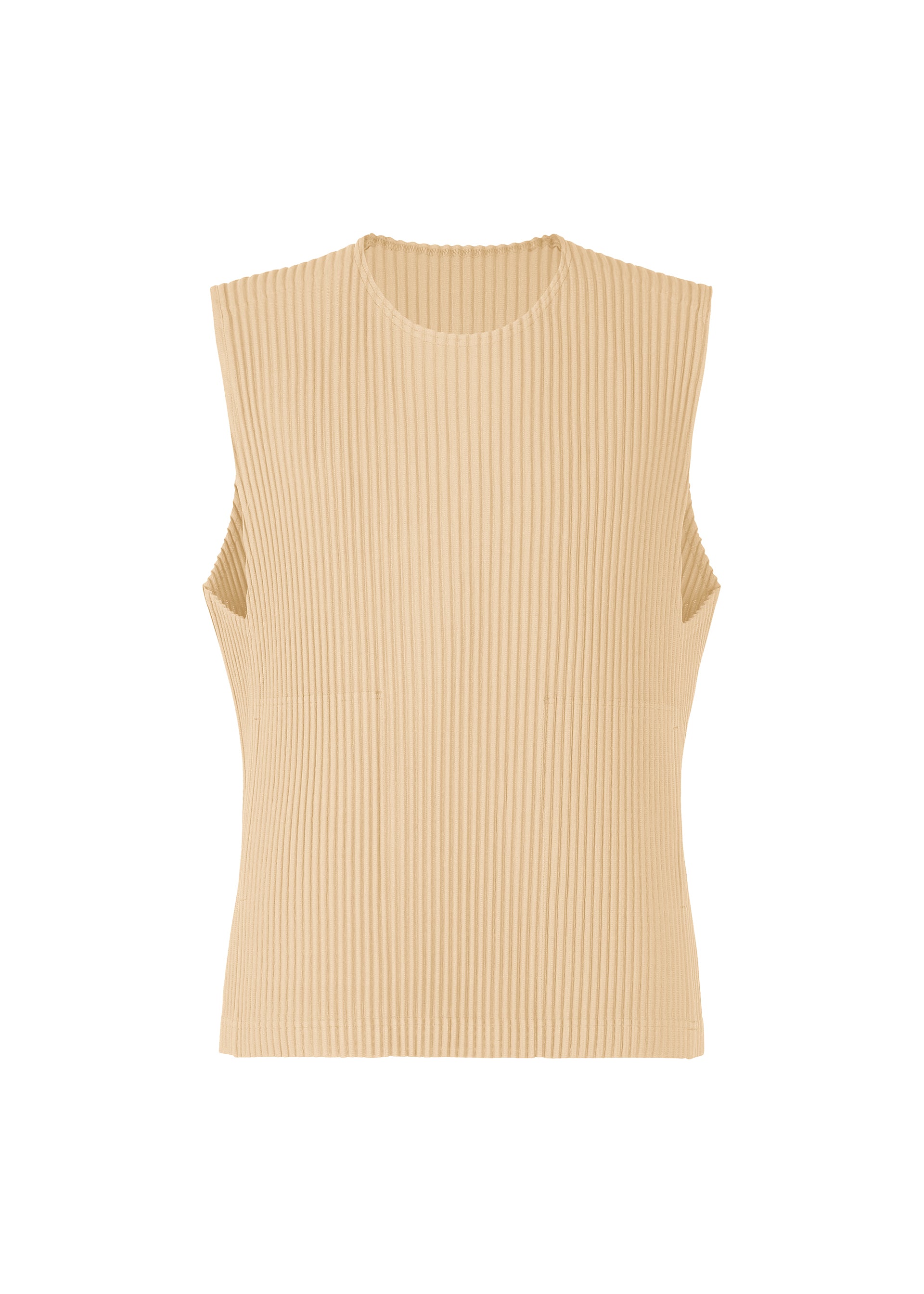 TAILORED PLEATS 2、メンズ_トップス_ベスト、ベージュ