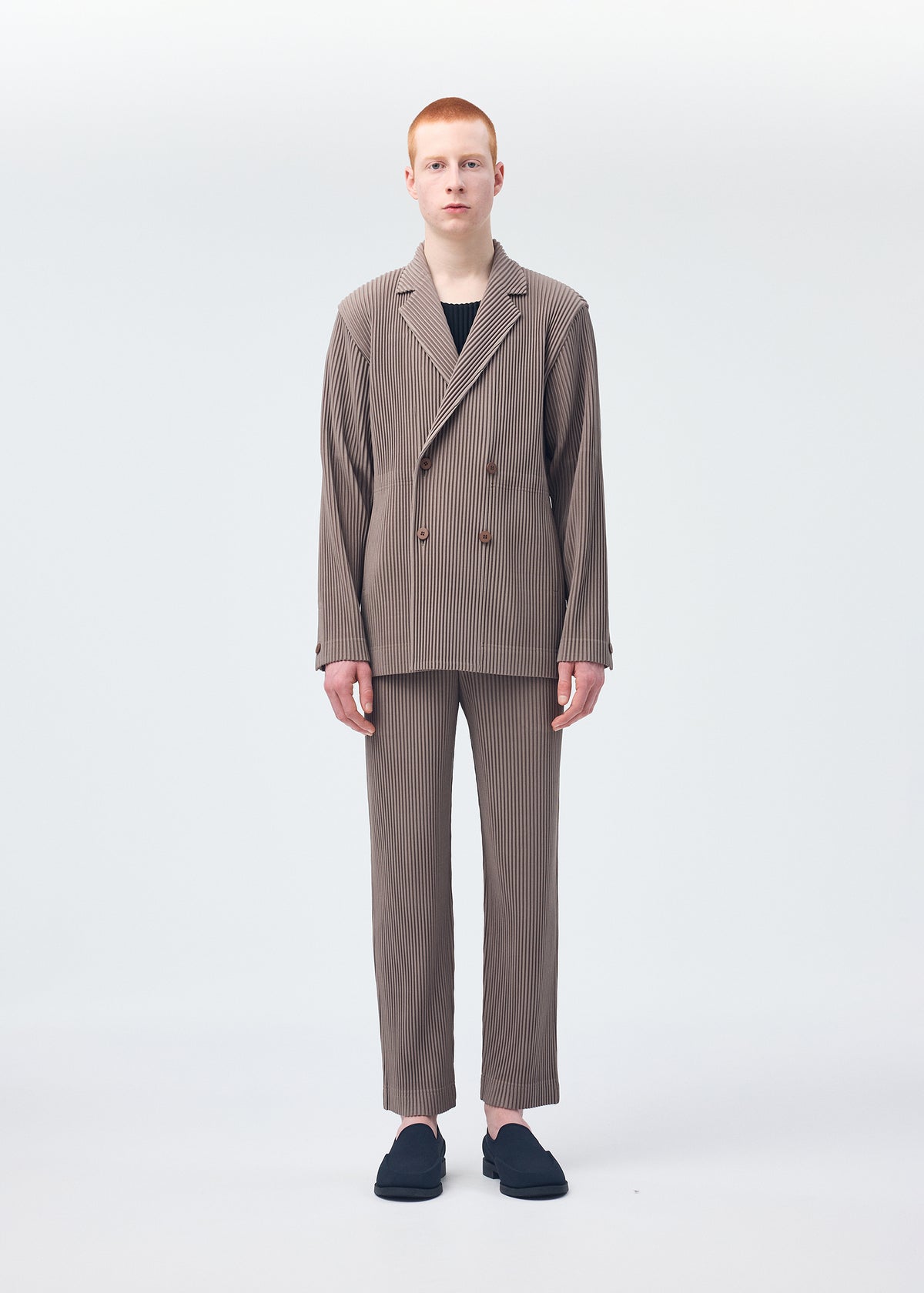 TAILORED PLEATS 1、メンズ_パンツ、着用画像1