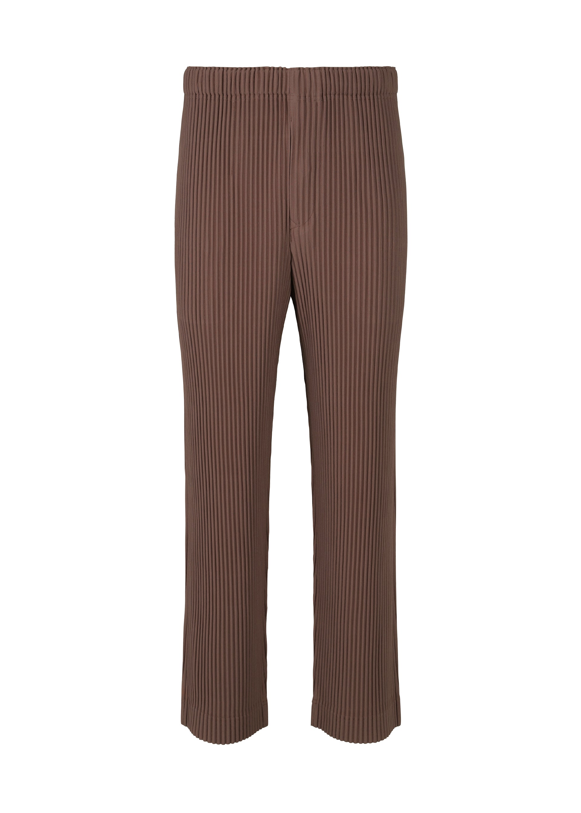 COLOR PLEATS、メンズ_パンツ、ブラウン