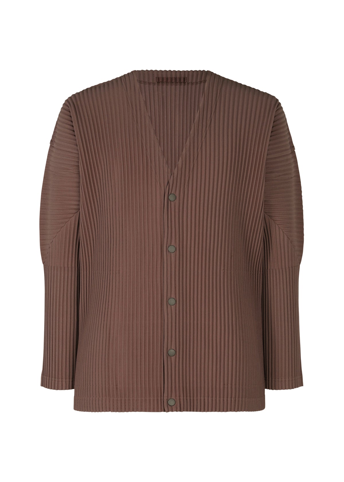 COLOR PLEATS、メンズ_トップス_カーディガン、ブラウン
