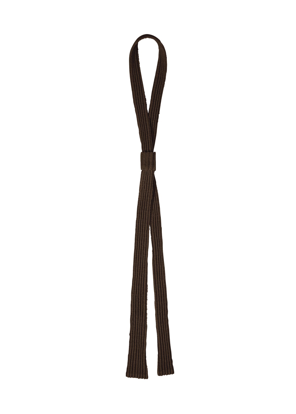 PLEATED SEERSUCKER TIE、アクセサリー&その他_その他、ブラウン