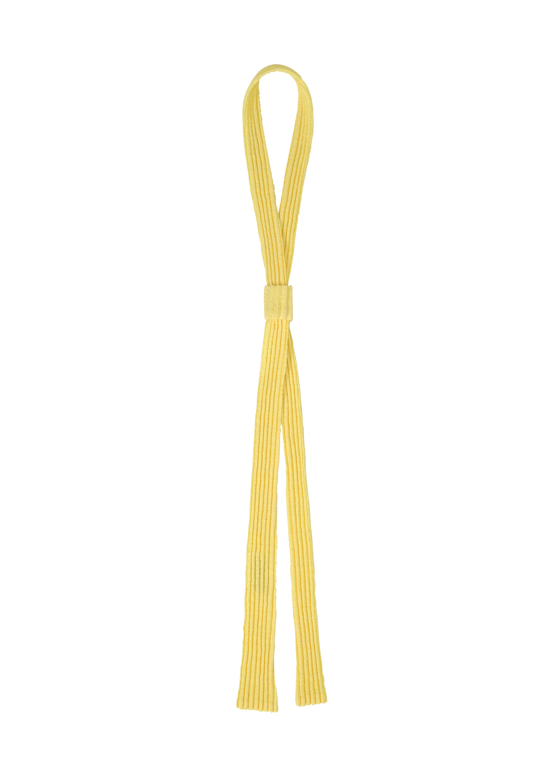 PLEATED SEERSUCKER TIE、アクセサリー&その他_その他、イエロー