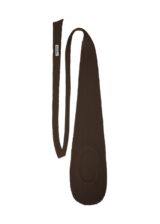 PLEATED SEERSUCKER TIE、アクセサリー&その他_その他、ブラウン