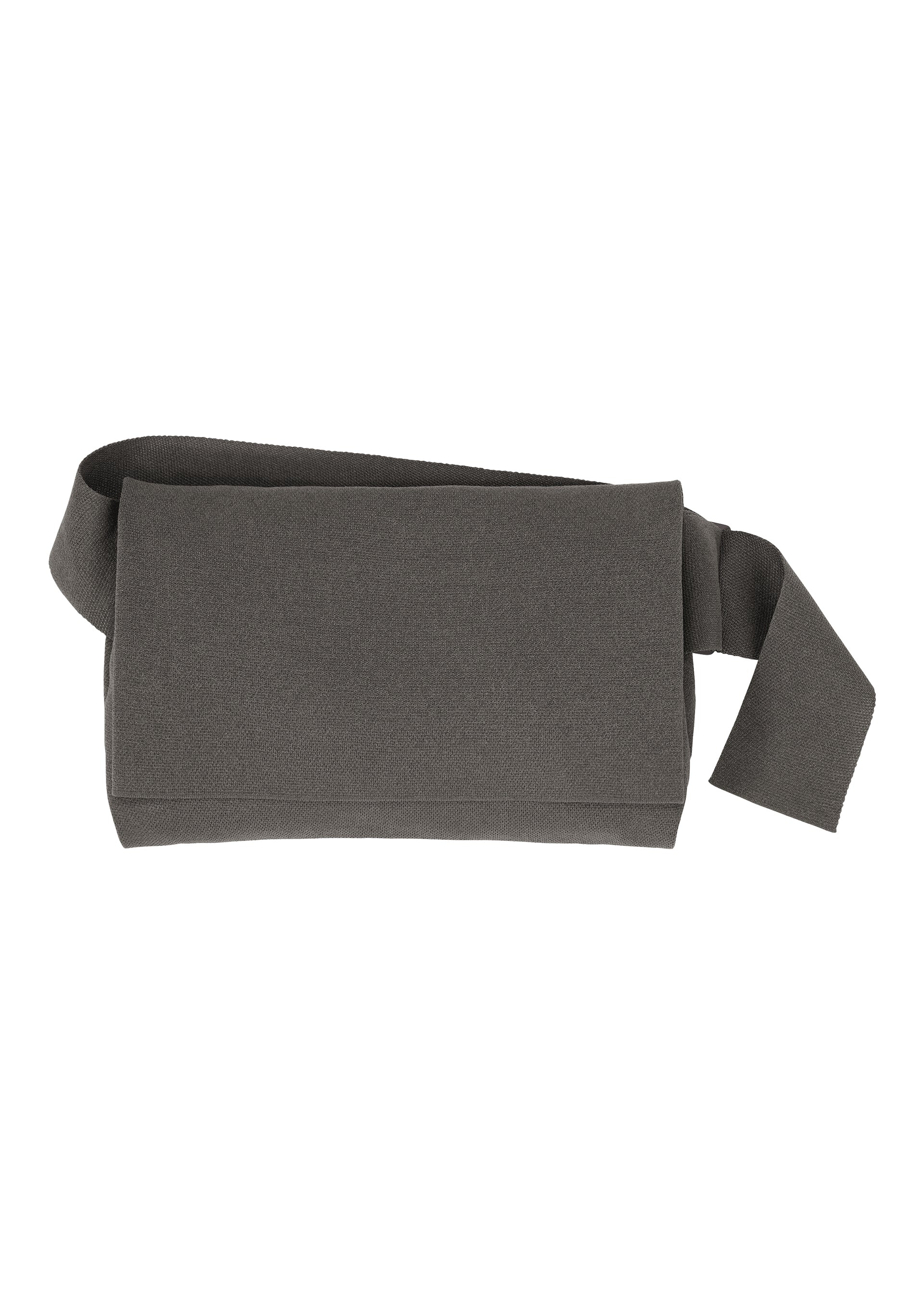 WASHI FLAP BAG、メンズ_ニット、グレー