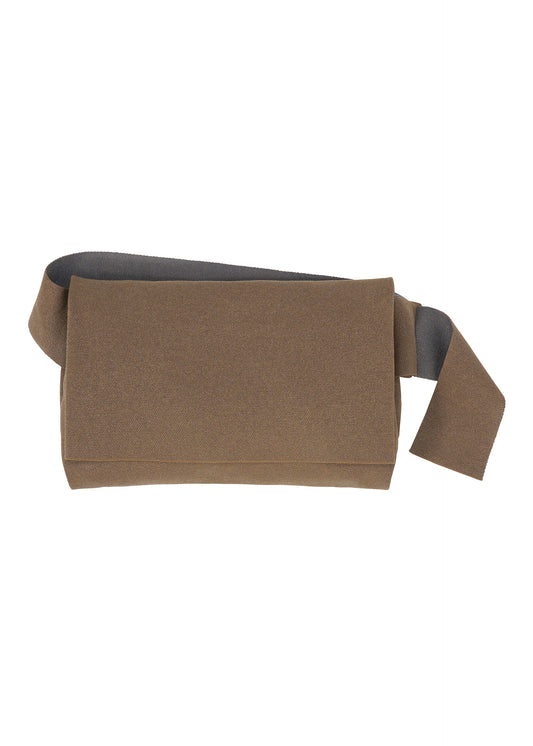 WASHI FLAP BAG、メンズ_ニット、ブラウン