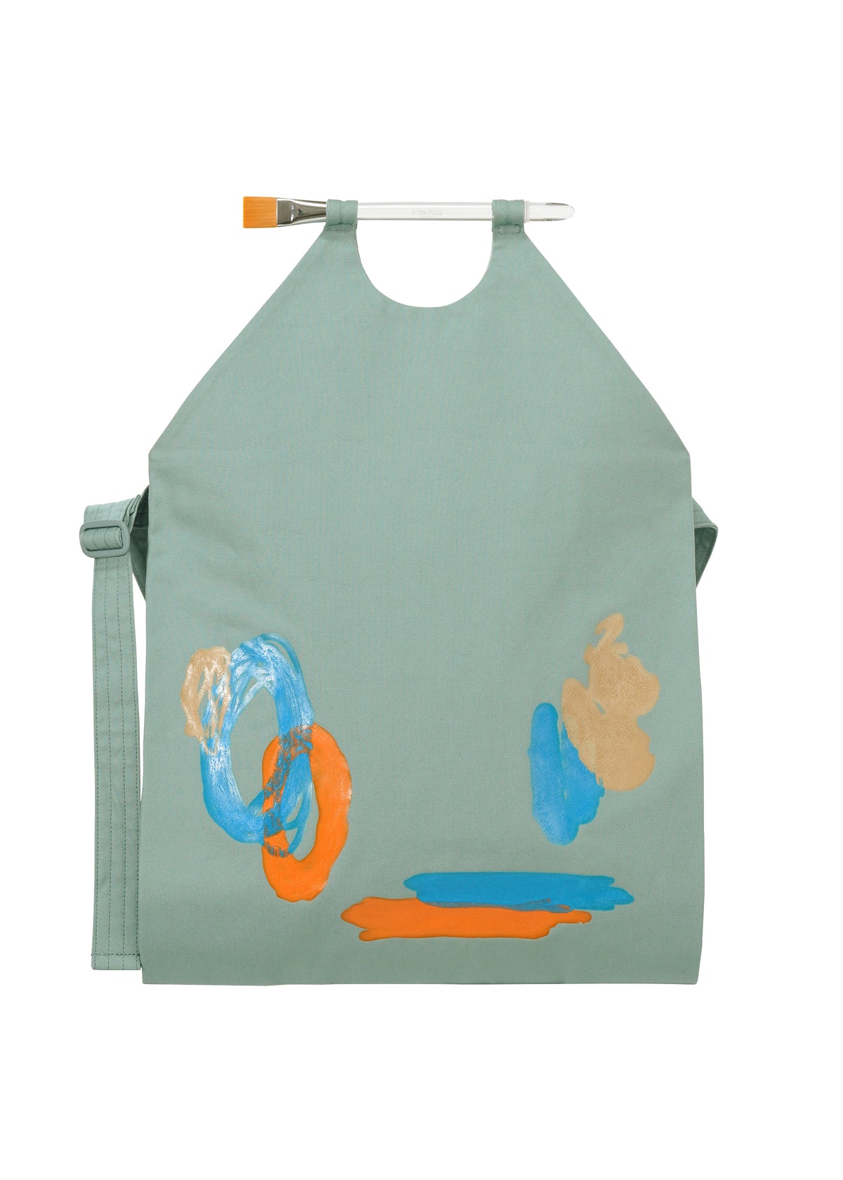 DOODLE CANVAS SATCHEL、バッグ&財布_ショルダーバッグ、ネイビー