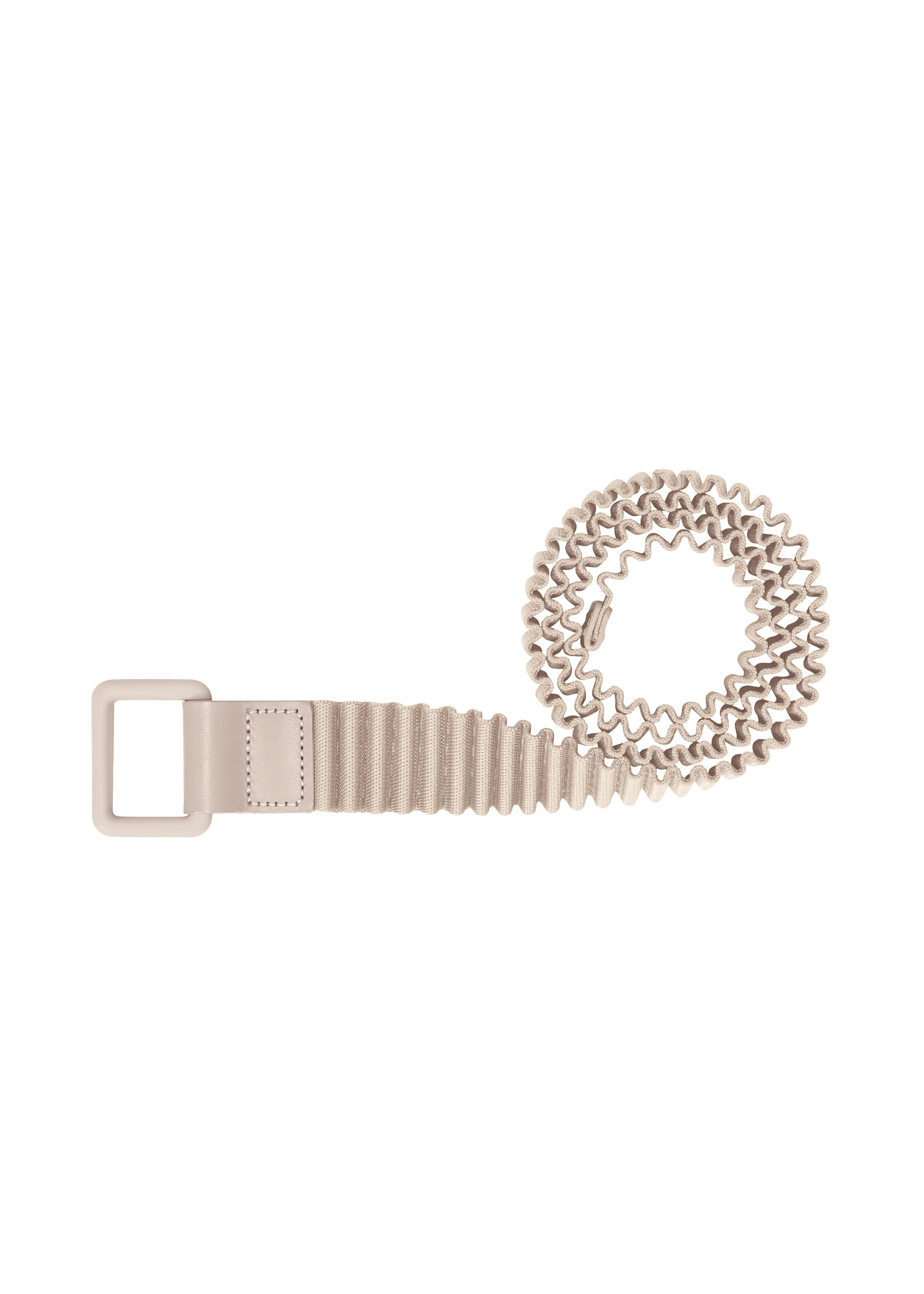 PLEATS BELT、アクセサリー&その他_アクセサリー、ベージュ
