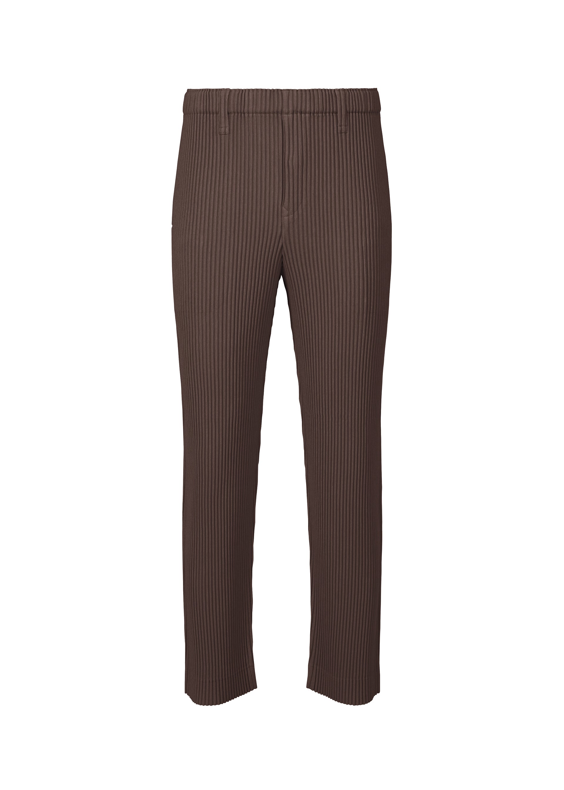 LINEN LIKE、メンズ_パンツ、ブラウン