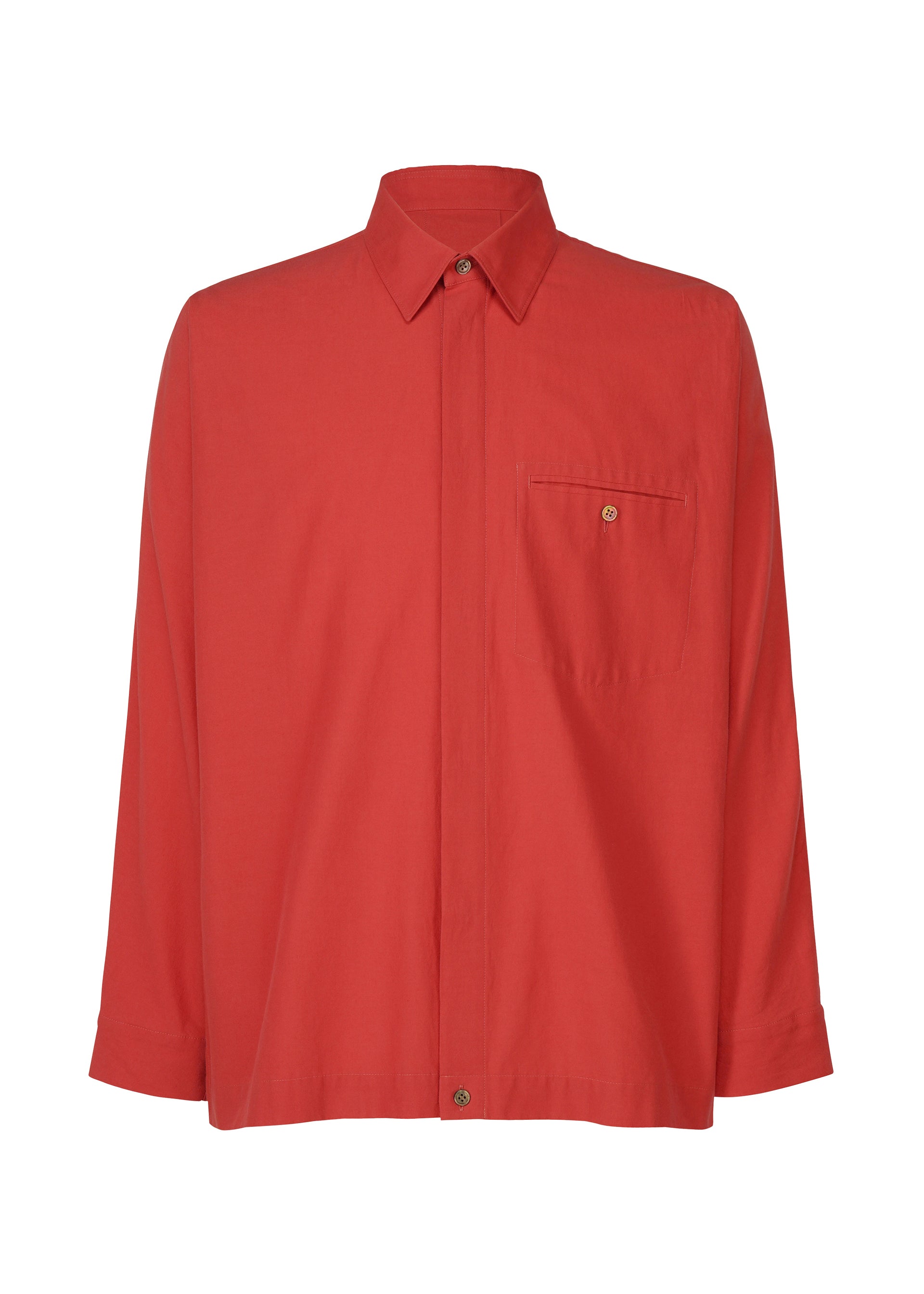STREAMLINE SHIRT、メンズ_トップス_シャツ、レッド