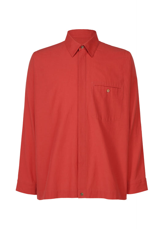 STREAMLINE SHIRT、メンズ_トップス_シャツ、レッド