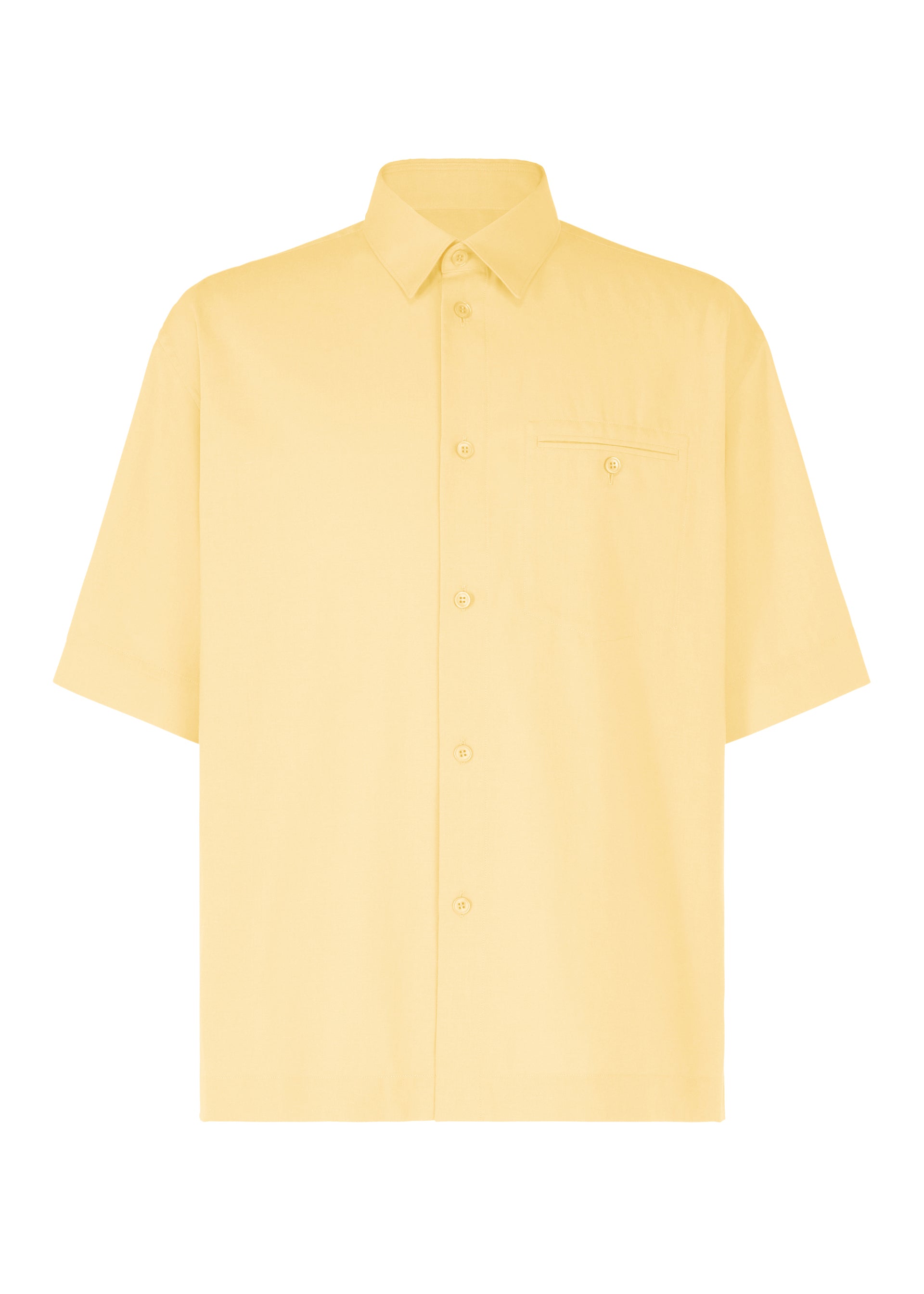 PL RAMIE SHIRT、メンズ_トップス_シャツ、イエロー