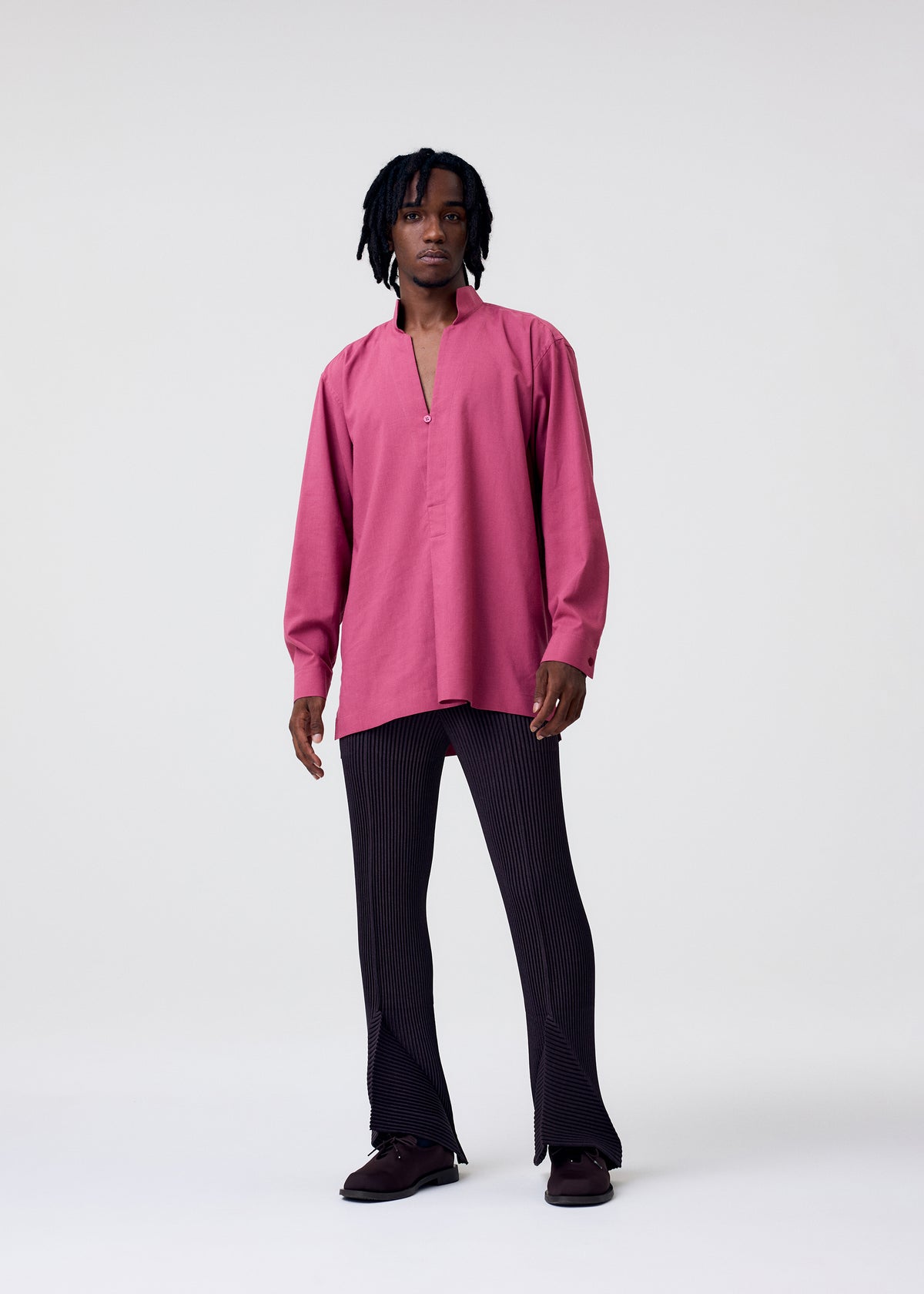 PL RAMIE SHIRT、メンズ_トップス_シャツ、着用画像1