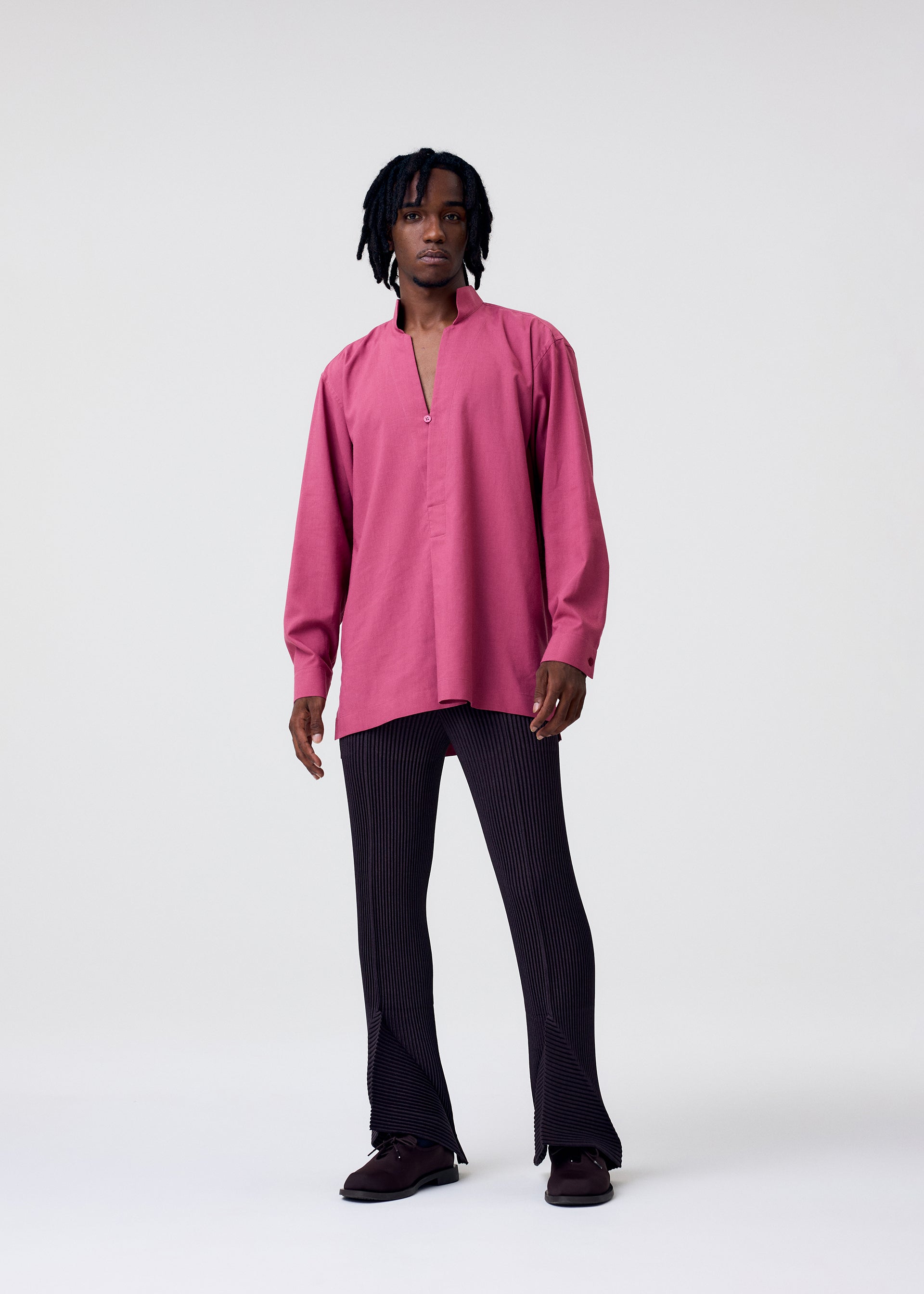 PL RAMIE SHIRT、メンズ_トップス_シャツ、着用画像1