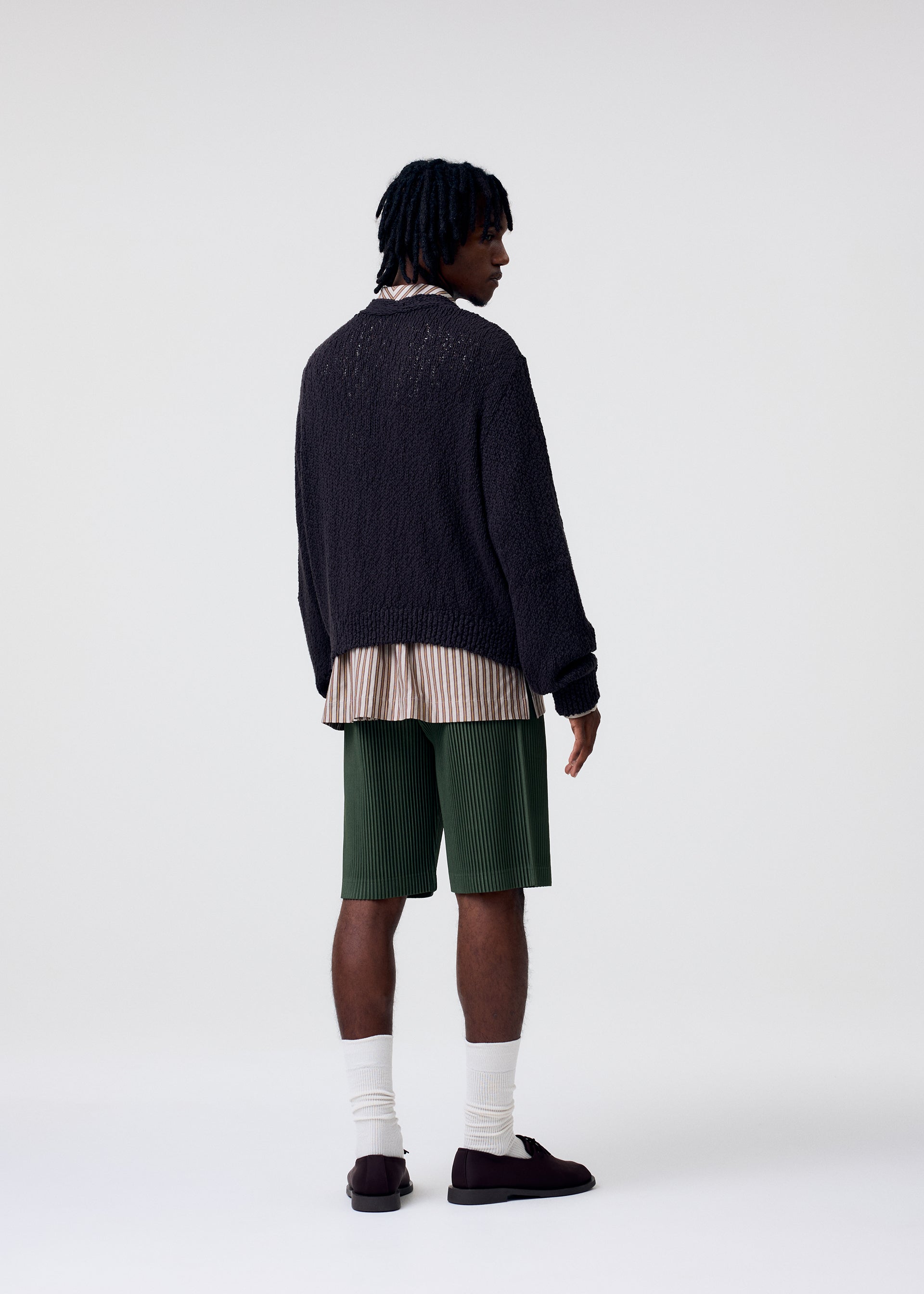 COLOR PLEATS 2、メンズ_パンツ、着用画像2