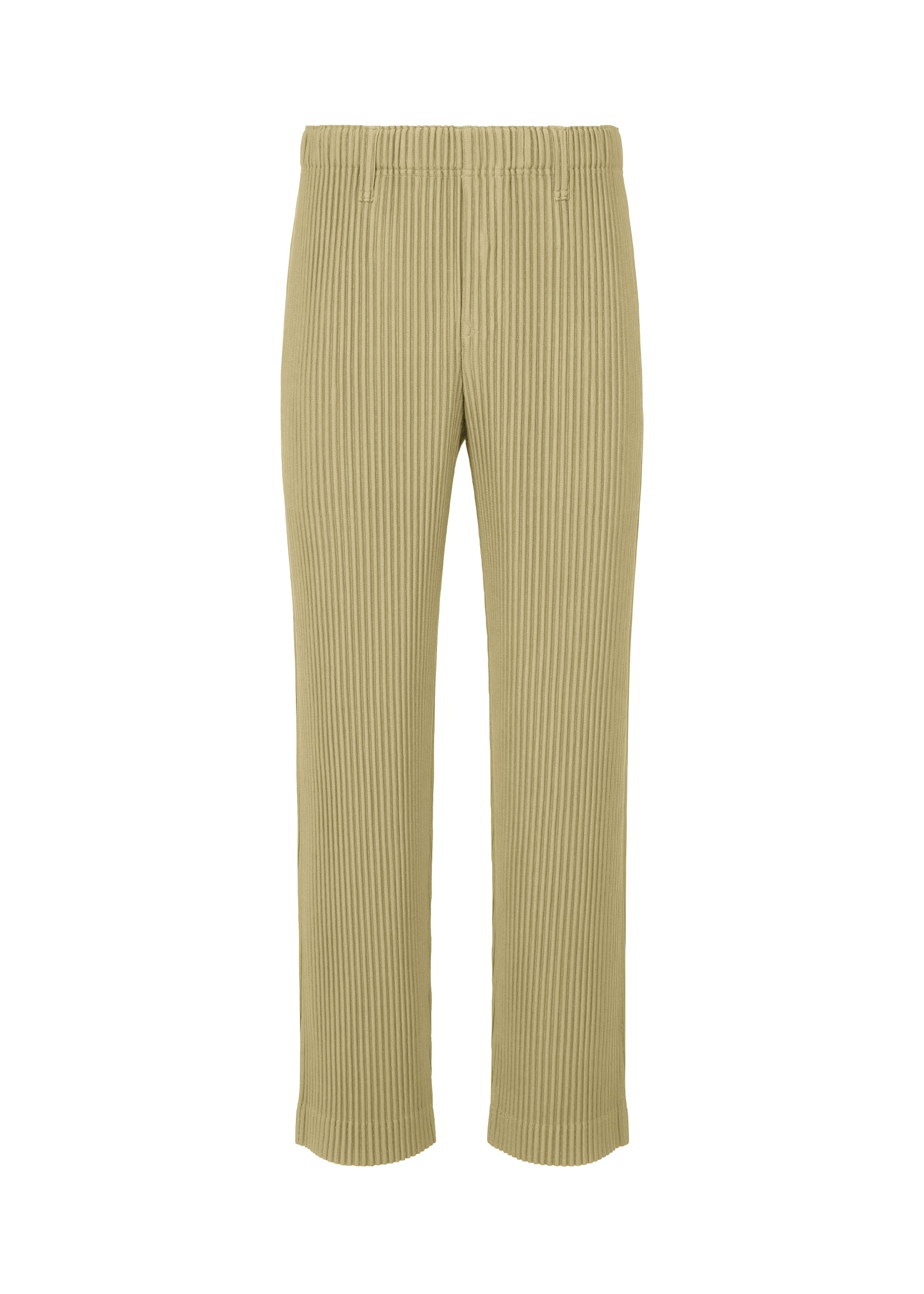 TAILORED PLEATS 1、メンズ_パンツ、カーキ